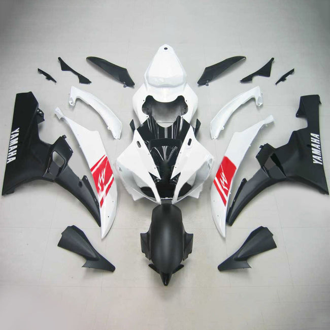 2006-2007 Yamaha YZF 600 R6 Amotopart Injection Fairing Kit Bodywork Plastic ABS #116