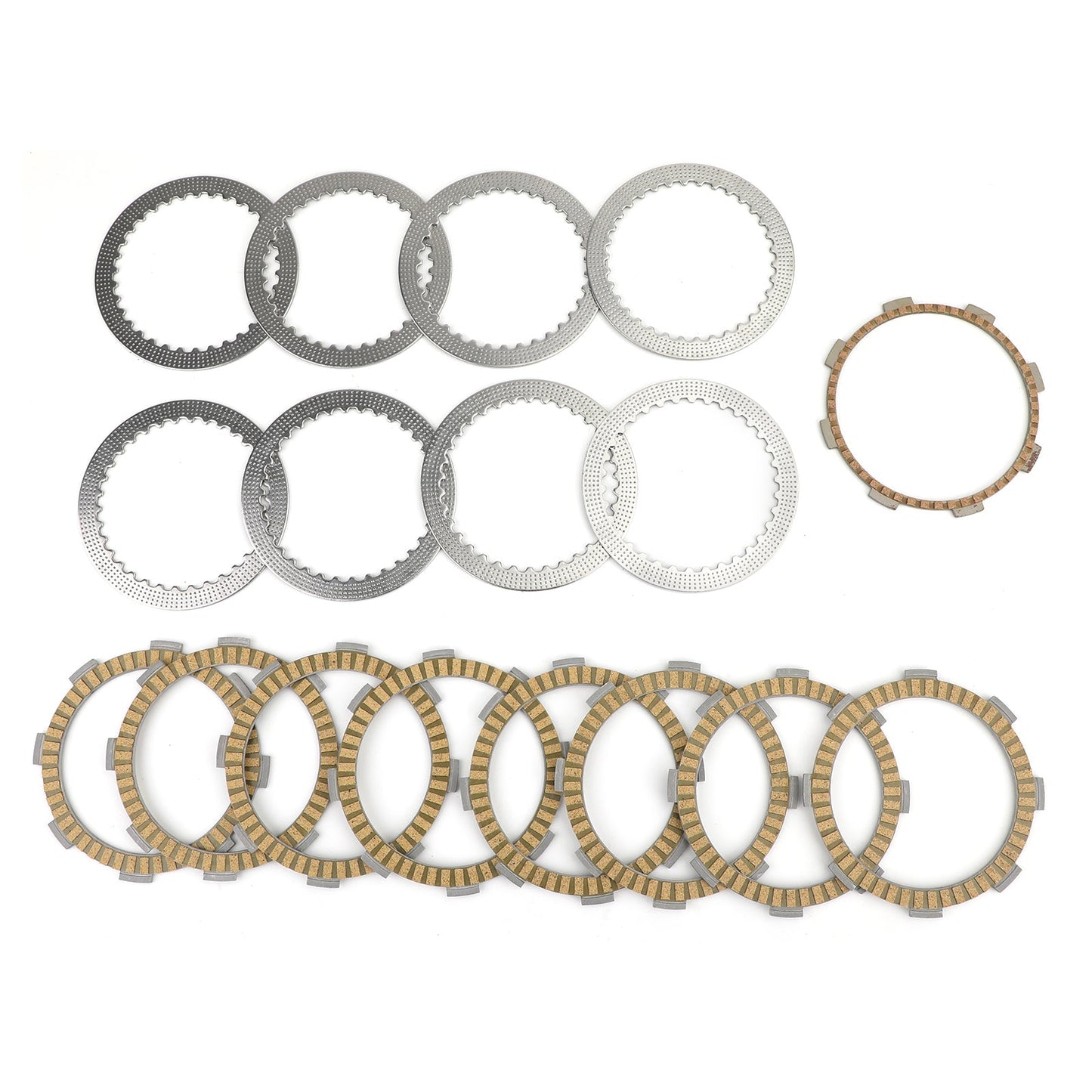 Clutch Plate Kit - Friction & Steel Plates For Honda VFR400 NC21/24 VF500C Magna V30 VF500F Interceptor