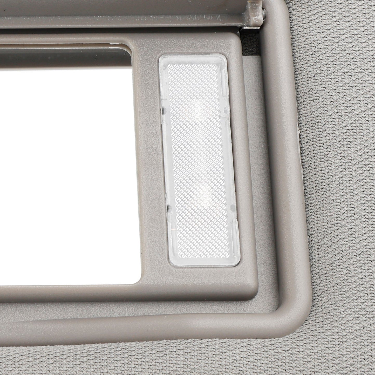 Toyota Highlander 2014-2019 Right Sun Visor W/Vanity Light Gray 74310-0E074-B0