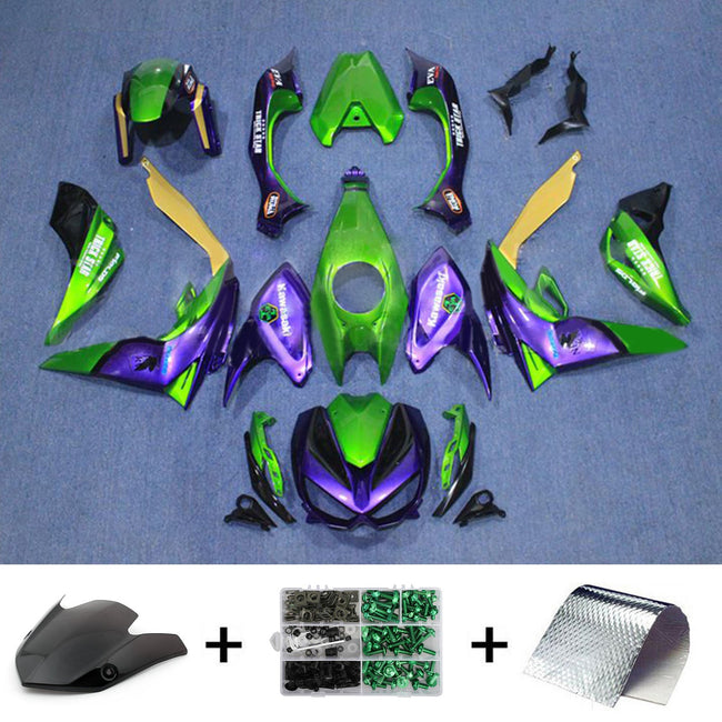 2014-2017 Kawasaki Z1000 Injection Fairing Kit Bodywork Plastic ABS#115