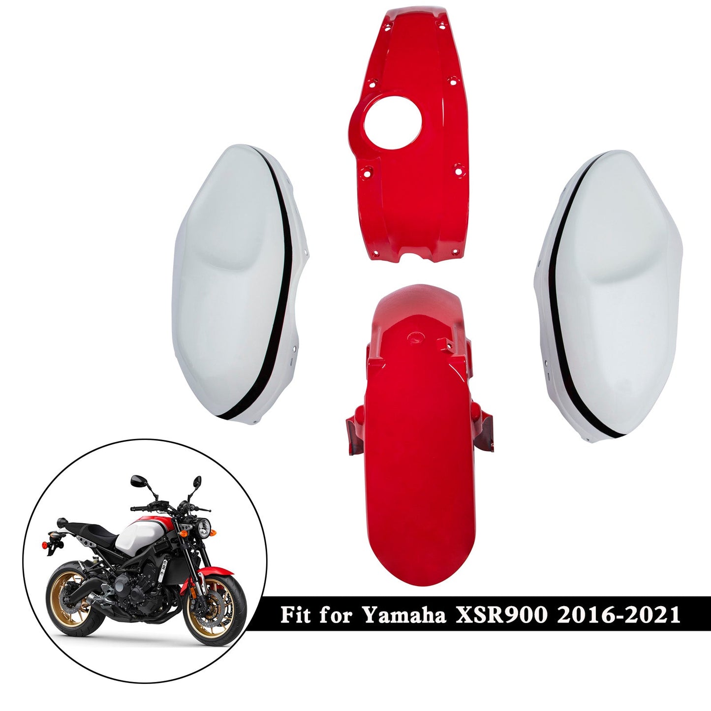 2016-2021 Yamaha XSR900 Injection ABS Plastic Bodywork Fairing Kit 001#