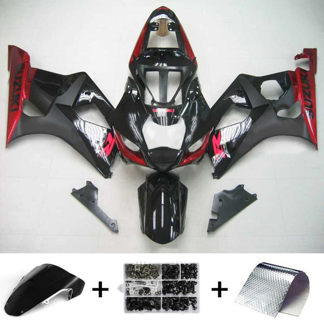 2003-2004 Suzuki GSXR1000 K3 Amotopart Injection Fairing Kit Bodywork Plastic ABS #117