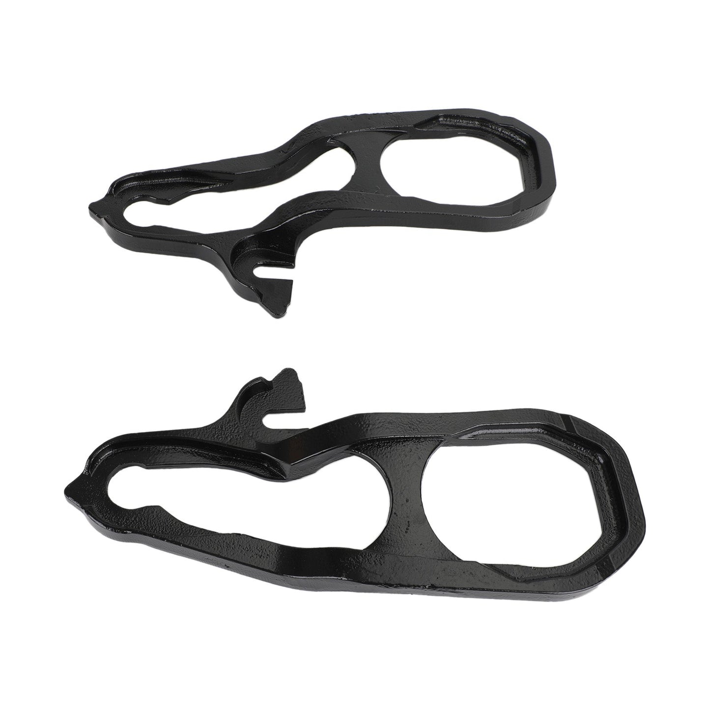 Front Black Tow Hooks Left & Right with Mopar 82215268AB for 2019 2020 Ram 1500
