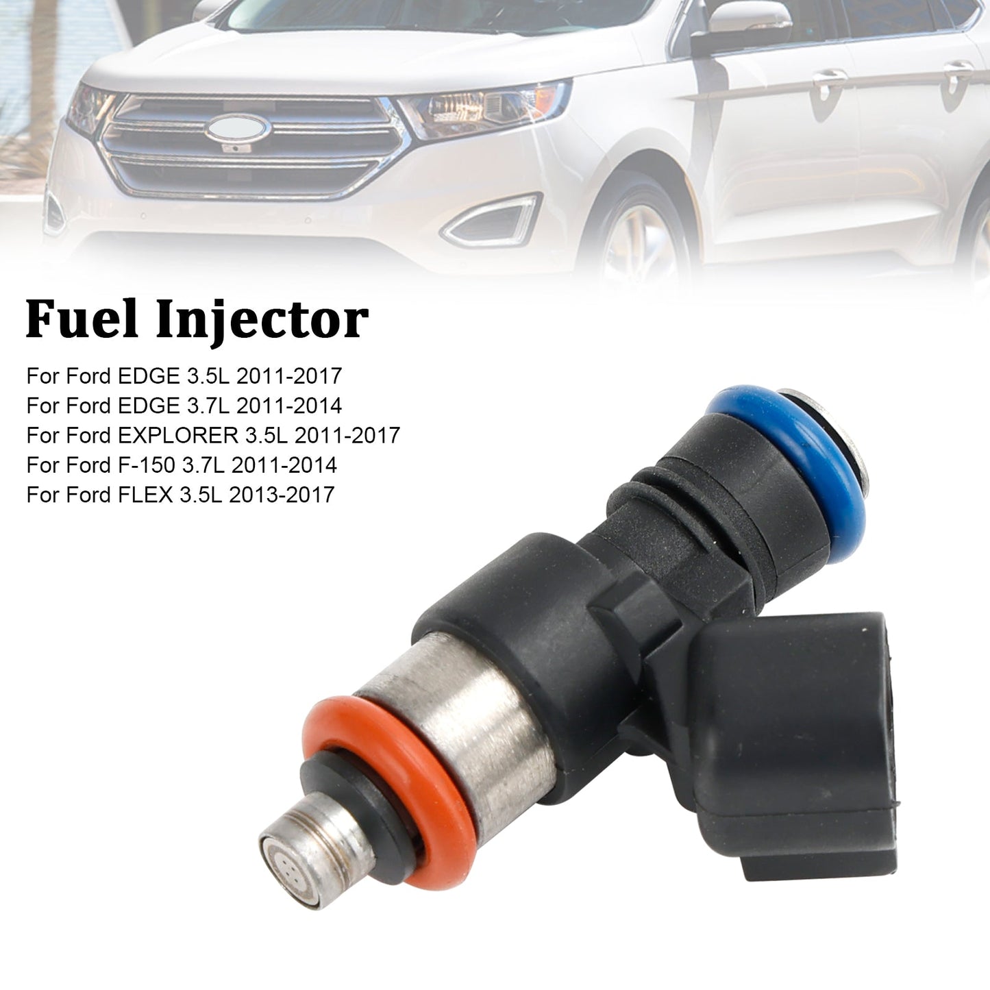 1PCS Fuel Injector 0280158191 Fit Ford Explorer Taurus Edge Flex 3.5L 2011-2017