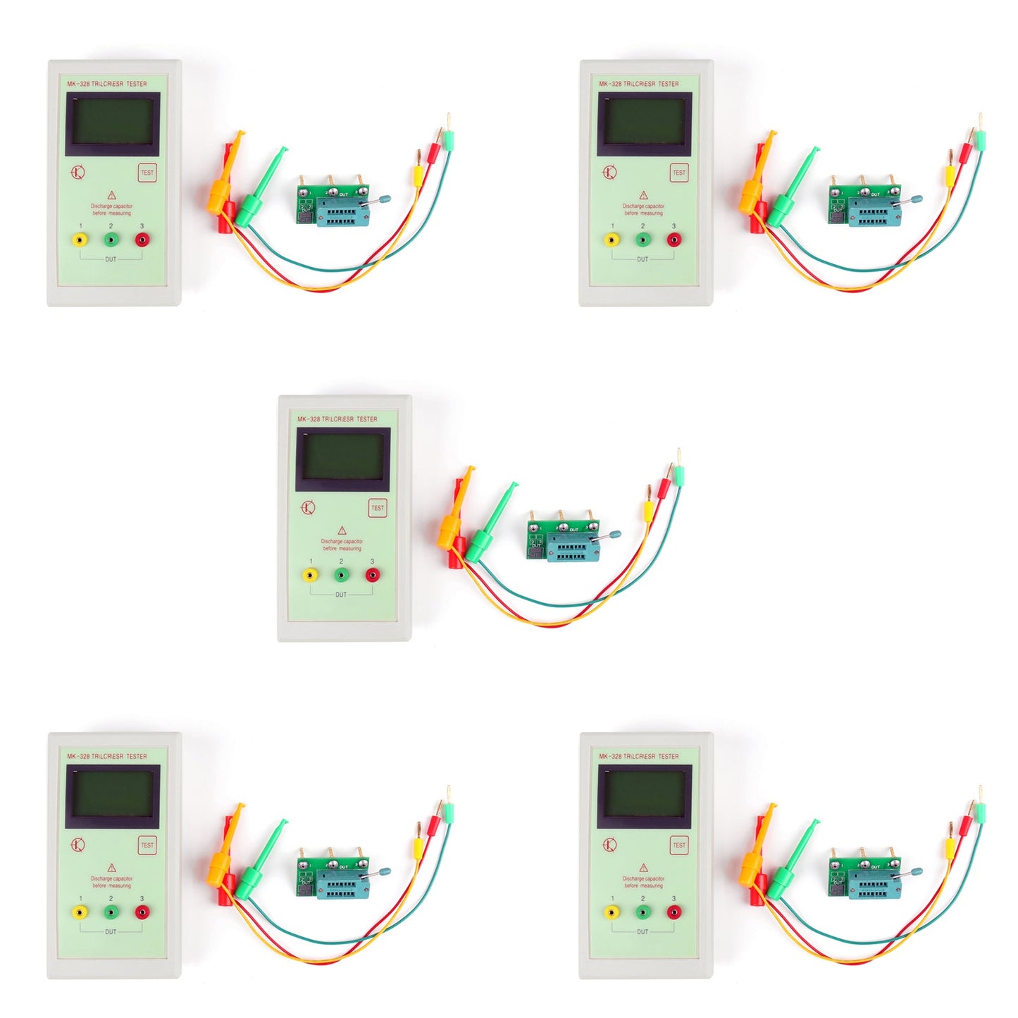 MK328 LCR ESR Tester Transistor Inductance Capacitance Resistance Meter Portable