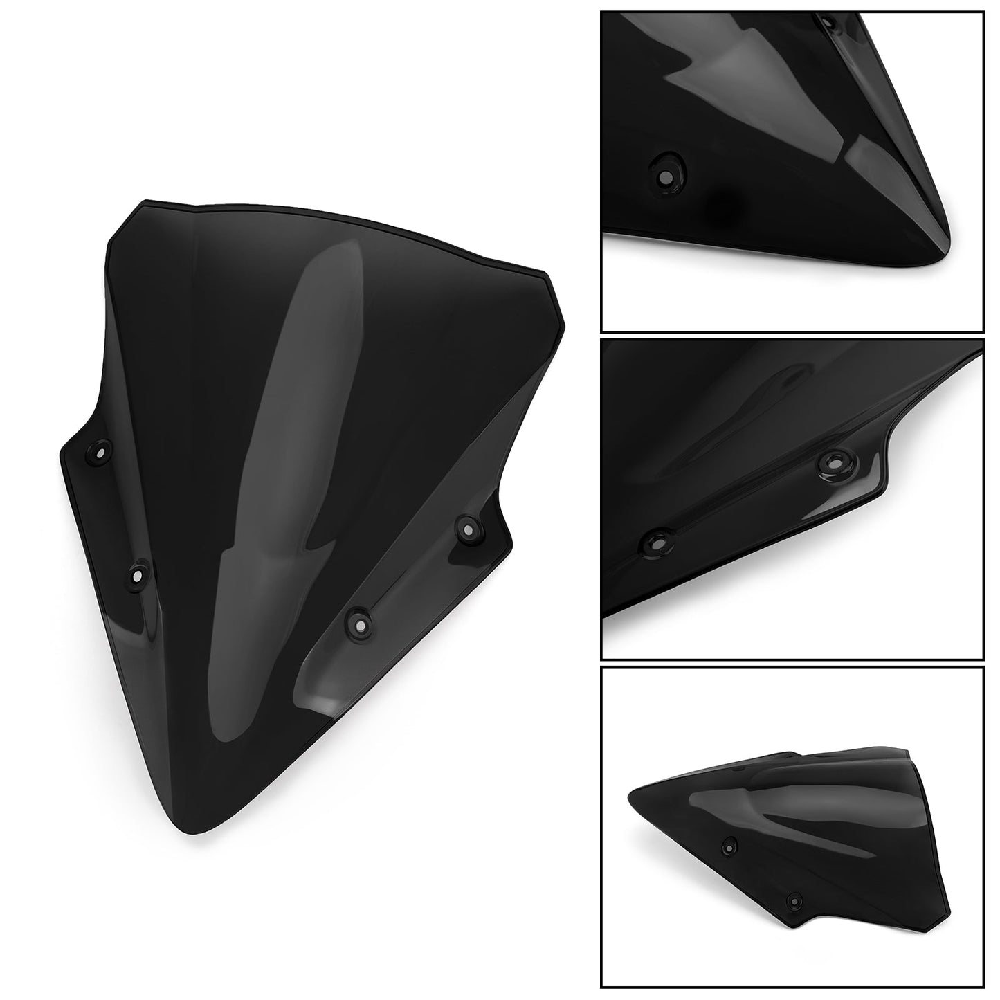 Motorcycle ABS Plastic Windshield Windscreen For KAWASAKI EX650 Ninja650 17-19 B