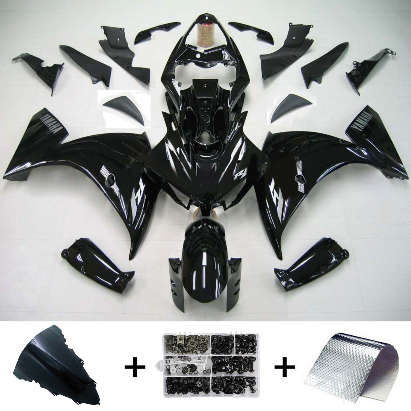 2009-2011 Yamaha YZF 1000 R1 Injection Fairing Kit Bodywork Plastic ABS #120