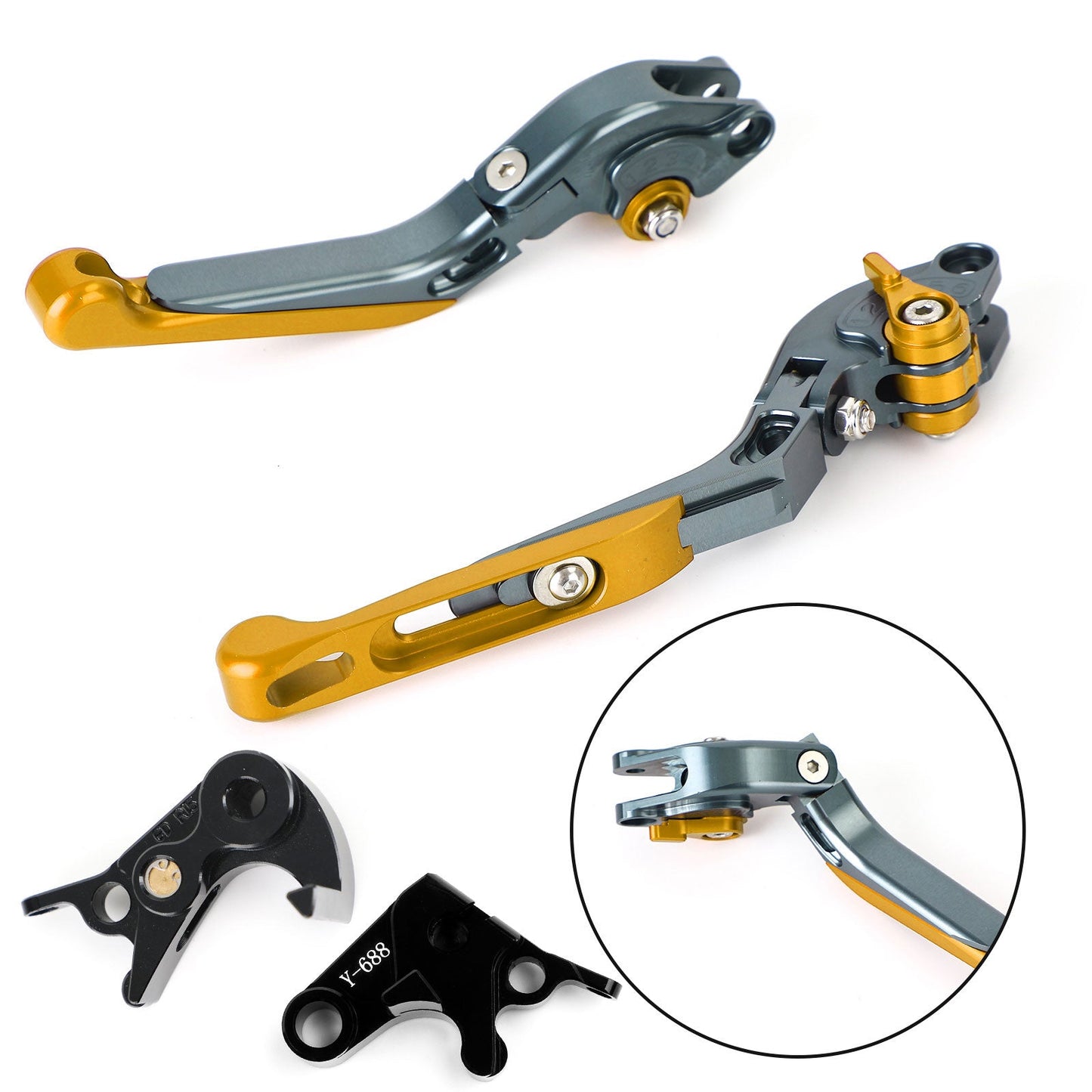 Adjustable Clutch Brake Lever for Yamaha MT-09 Tracer 900/GT 21-22 YZF R6 17-20