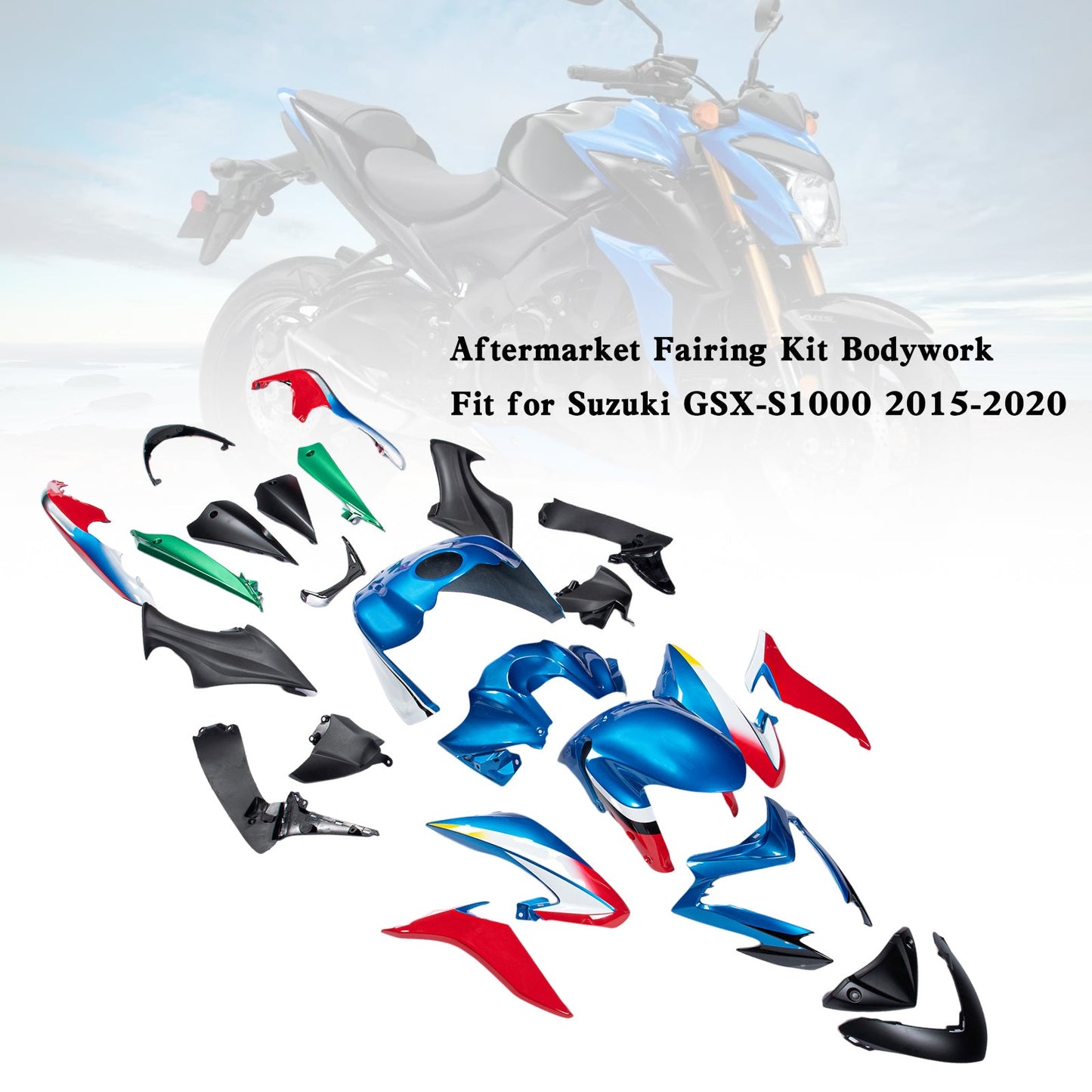 2015-2020 Suzuki GSX-S 1000 Plastic Bodywork Fairing Kit