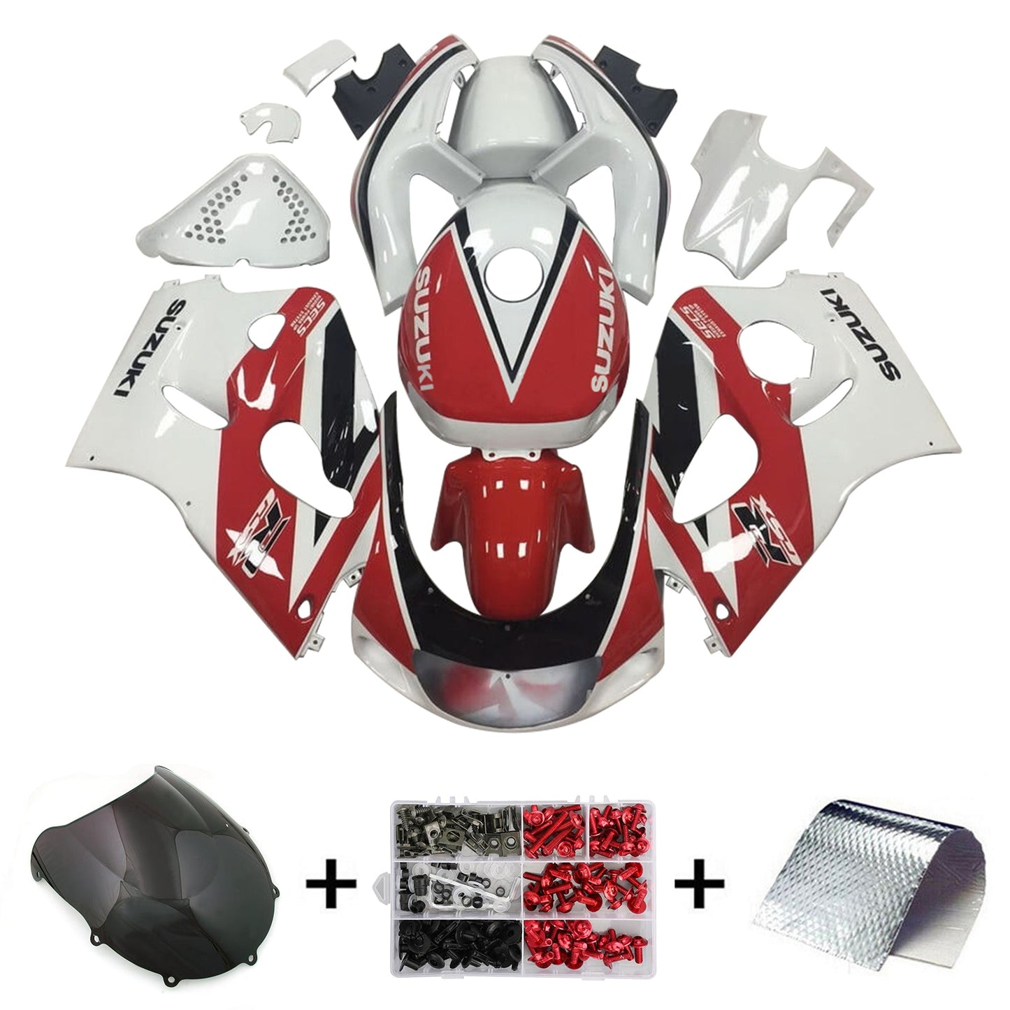 1996-2000 Suzuki GSXR600 1996-1999 GSXR750 Fairing Kit Bodywork