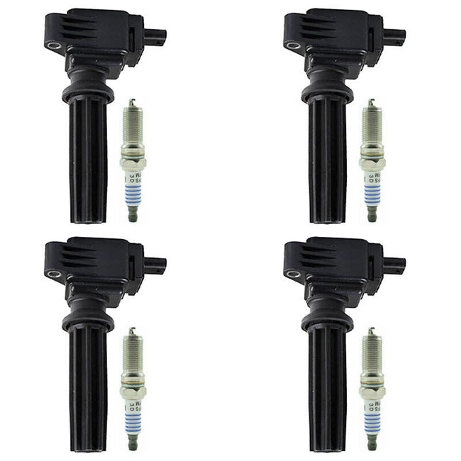 2014-2017 Ford Fusion Energi SE Luxury S Hybrid Sedan Special Service Police 4X Ignition Coils+Spark Plugs UF670