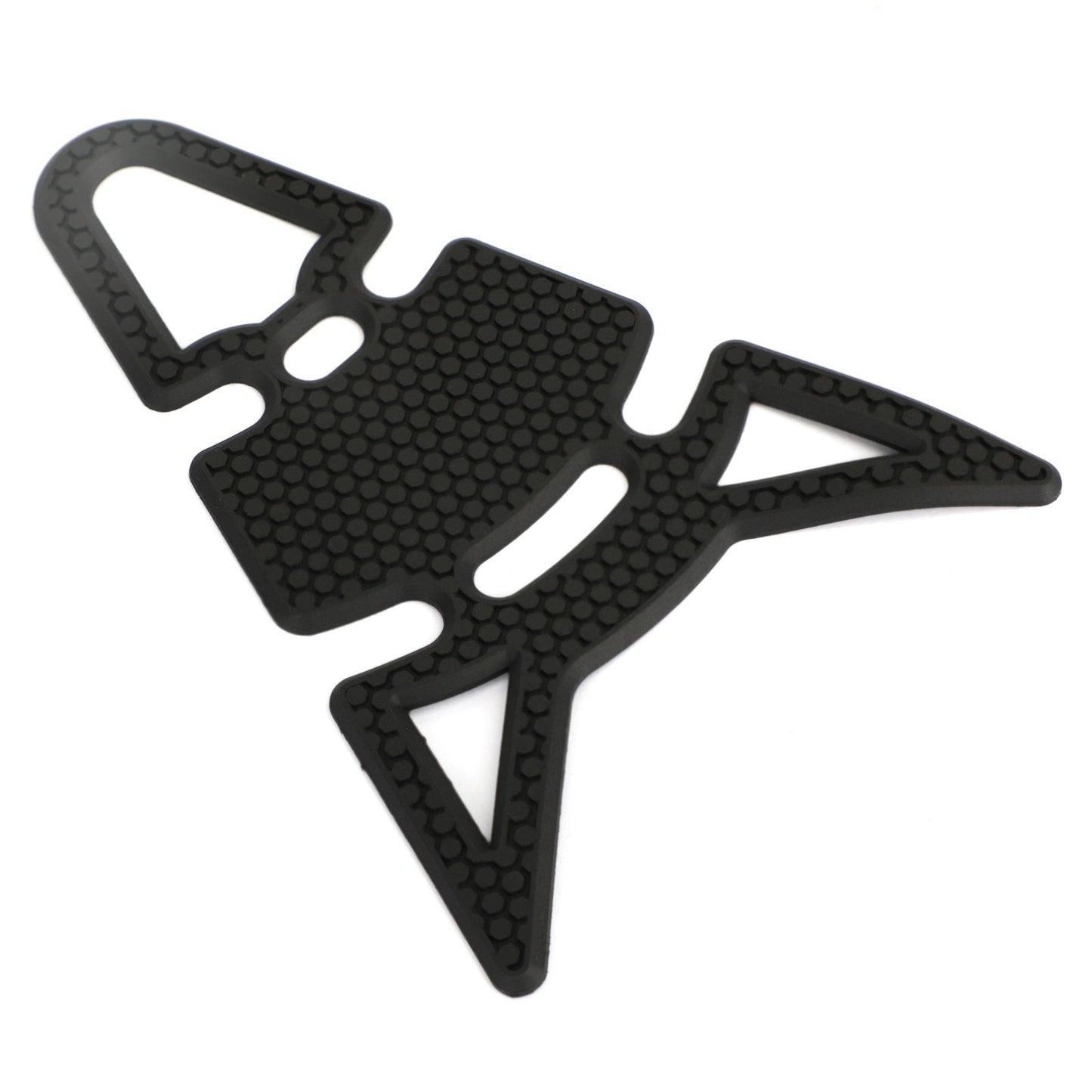 3D Black "Cat Ears" Rubber Gel Tank Pad Protector Sticker Motorcycle Motorbike