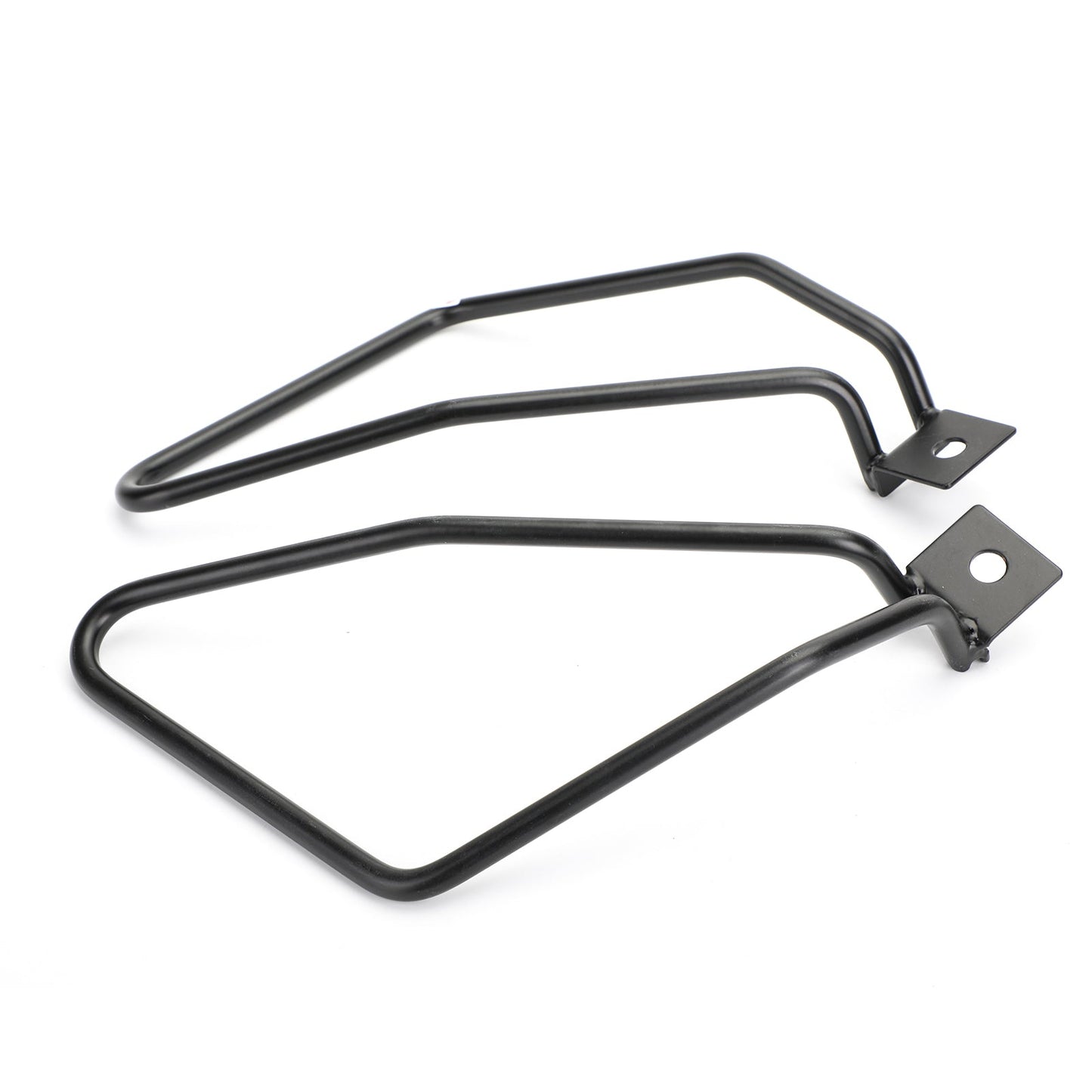 Black Saddlebag Support Mounting Bracket for Sportster 883 Fat bob FXDF Dyna BK