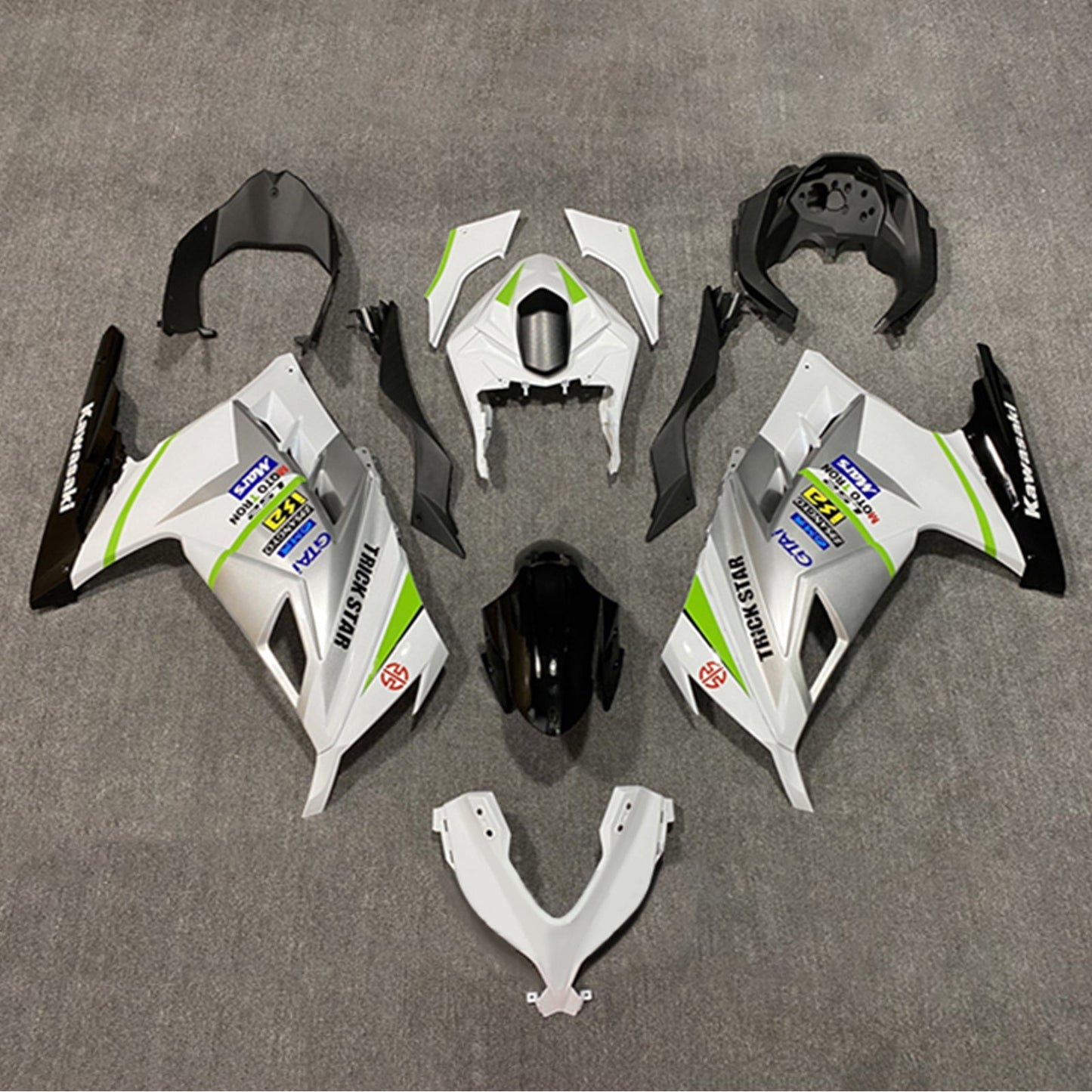 2013-2024 Kawasaki EX300/Ninja300 Injection Fairing Kit Bodywork Plastic ABS#161
