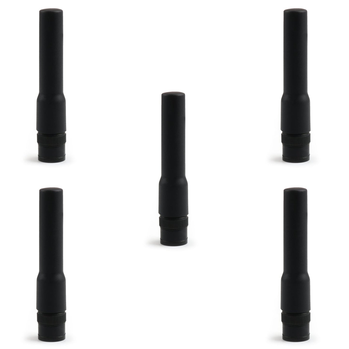 1Pcs SF20 VHF F& UHF Dual Band BNC Small Flexible Stubby Radio Antenna 7cm