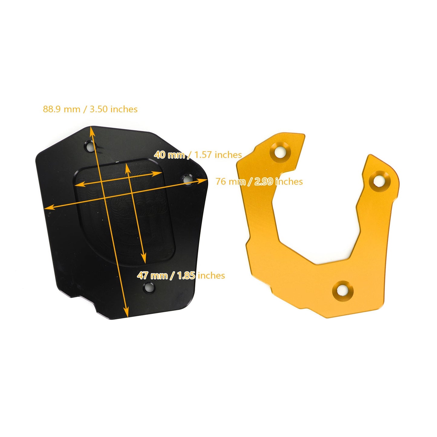 Motorcycle Kickstand Enlarge Plate Pad fit for BMW F800GS 2008-2018