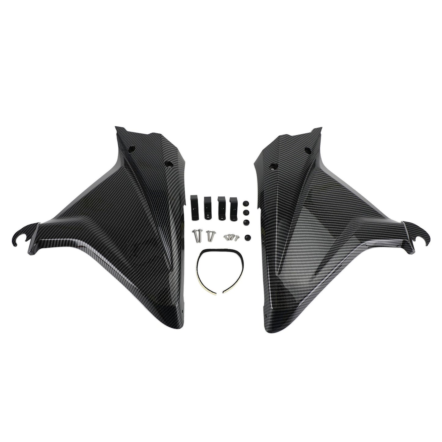 Side Frame Cover Panels Trim Fairings Cowls For Honda CBR650R 2019-2021 Black