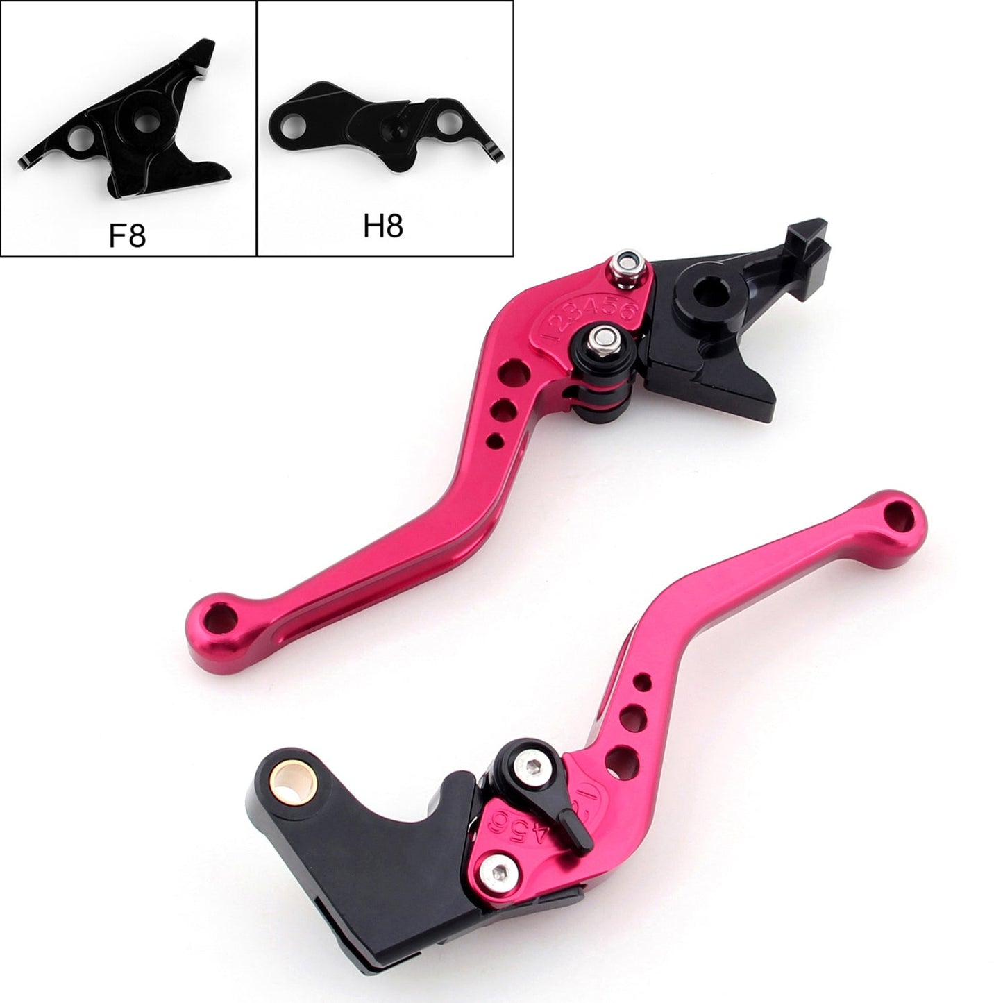 Short Brake Clutch Levers For Hyosung GT250R 2006-2010 GT650R 2006-2009 Black