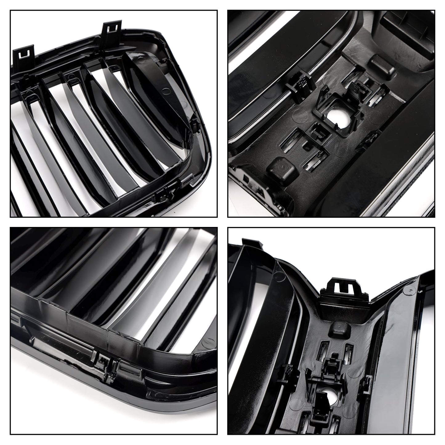 2022-2023 BMW X3 X4 G01 G02 Gloss Black Front Kidney Grill Grille