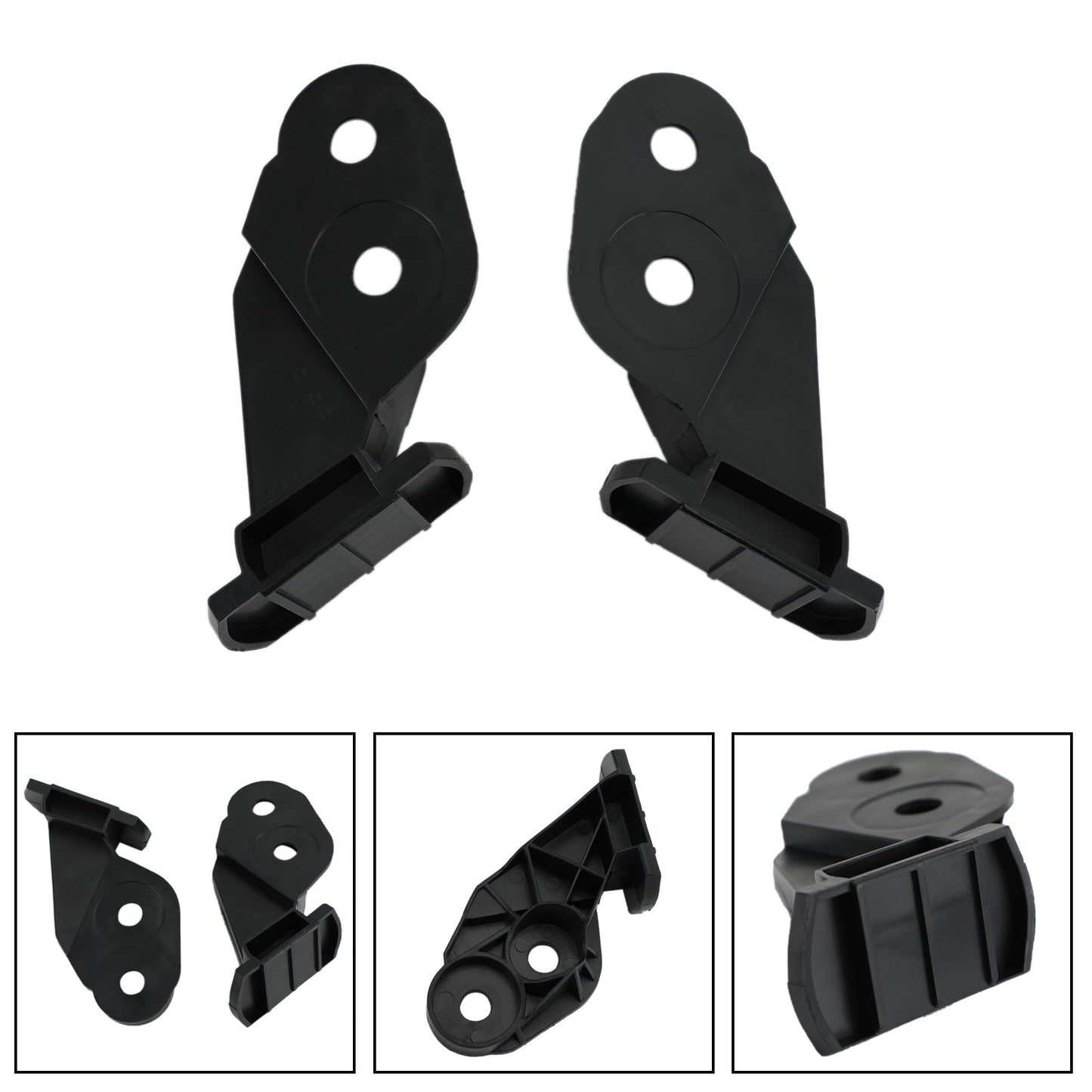 Front bumper fixings mounting clips For BMW 3 series E46 2001-2004 Black