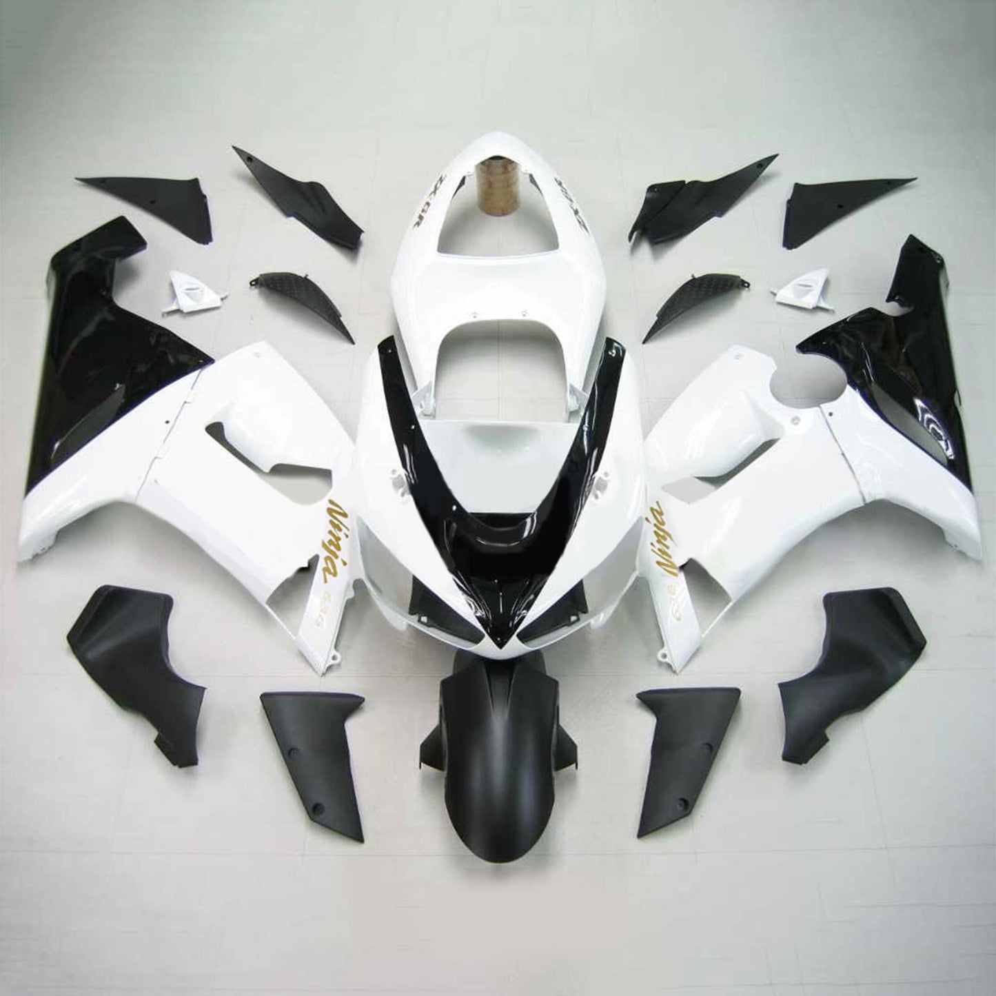 2005-2006 Kawasaki ZX6R 636 Amotopart Injection Fairing Kit Bodywork Plastic ABS #137