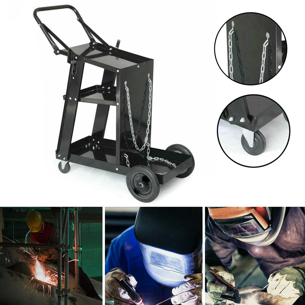 Welding Welder Cart Plasma Cutter MIG TIG ARC Universal Storage Tanks Profession