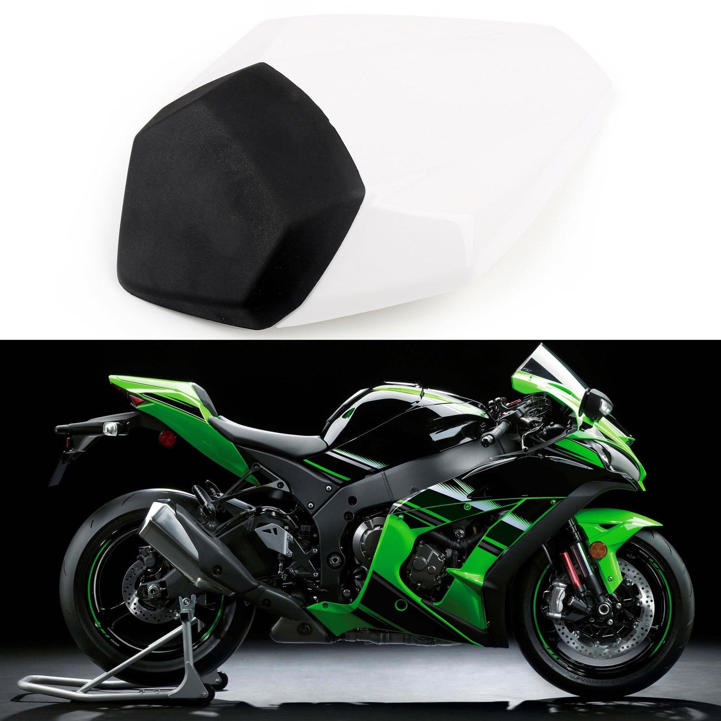 Rear Seat Cover Cowl For Kawasaki Nijia ZX10R ZX10-R 2016-2020 GBlack