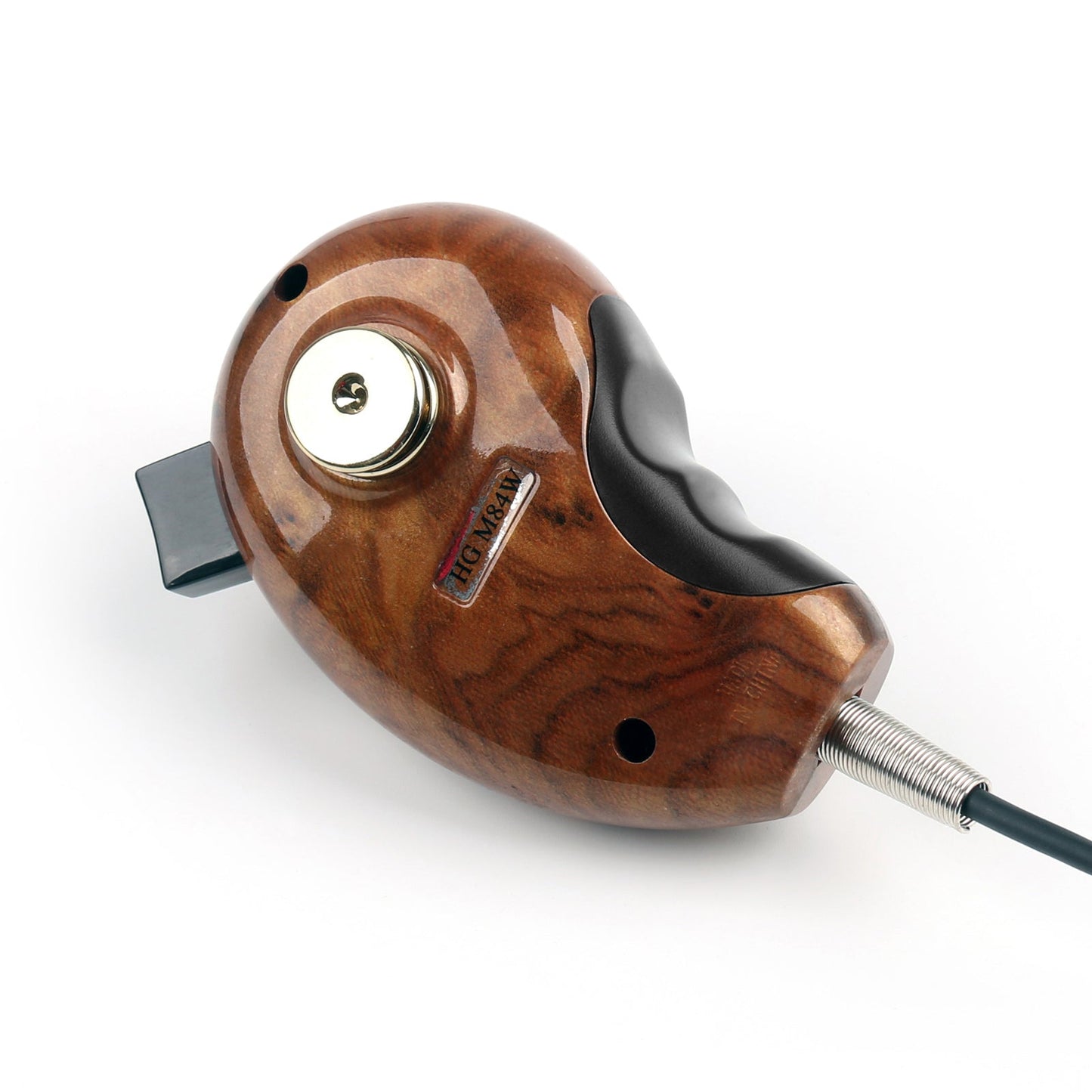 1Pcs Wood Grain HG-M84W 4 Pin Noise Cancelling CB Microphone For Cobra Uniden