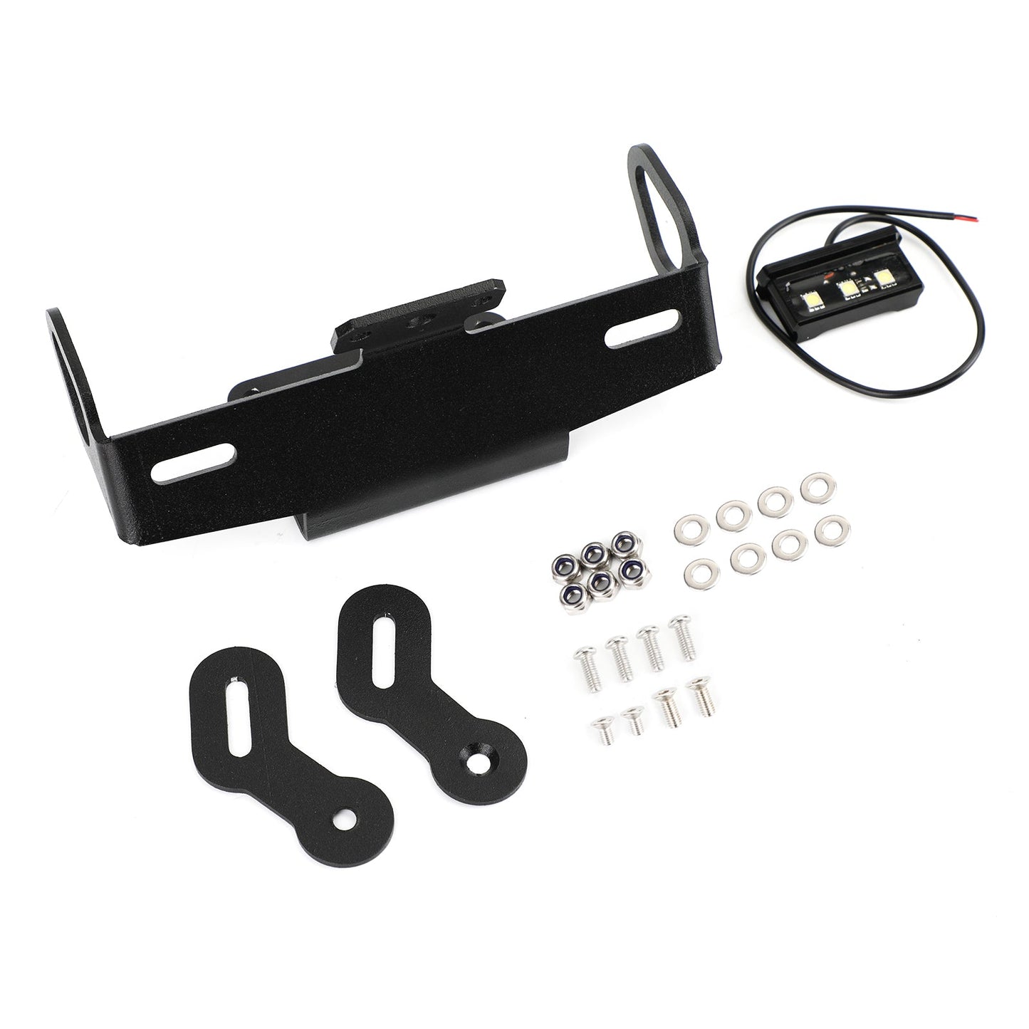 License Plate Bracket For Yamaha FZ09/MT-09 2013-2016 FZ10/MT-10 2016-2021 MT-07 Tracer 2016-2021 BLK