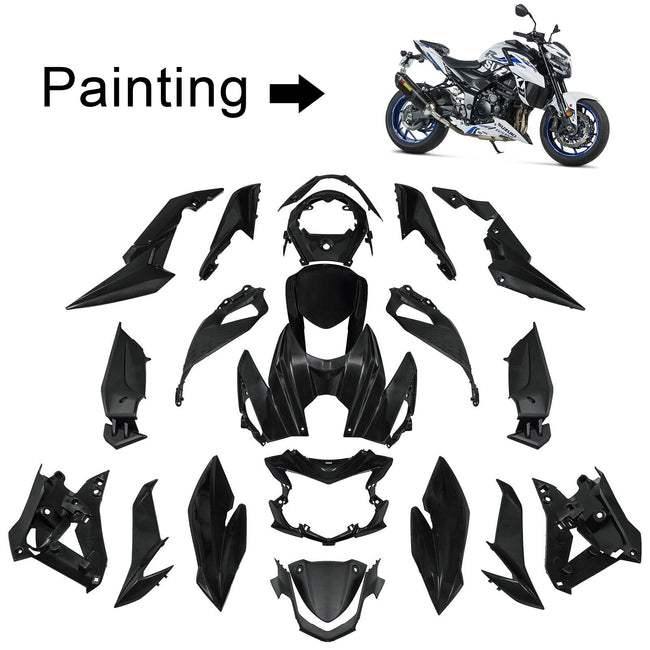 2017-2021 Suzuki GSX-S 750 Amotopart Injection Fairing Kit Bodywork Plastic ABS #104