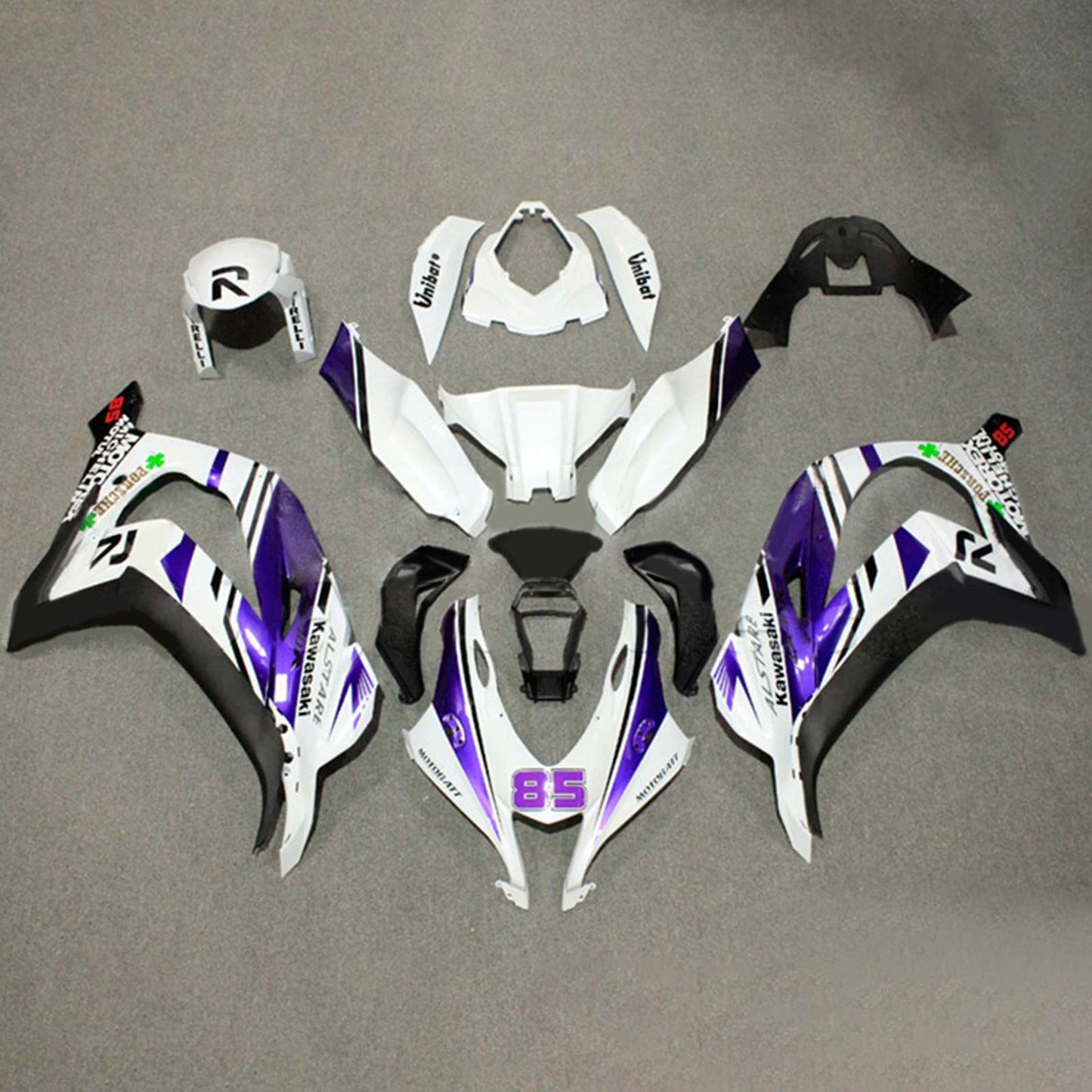 2016-2020 Kawasaki ZX10R Injection Fairing Kit Bodywork Plastic ABS#174