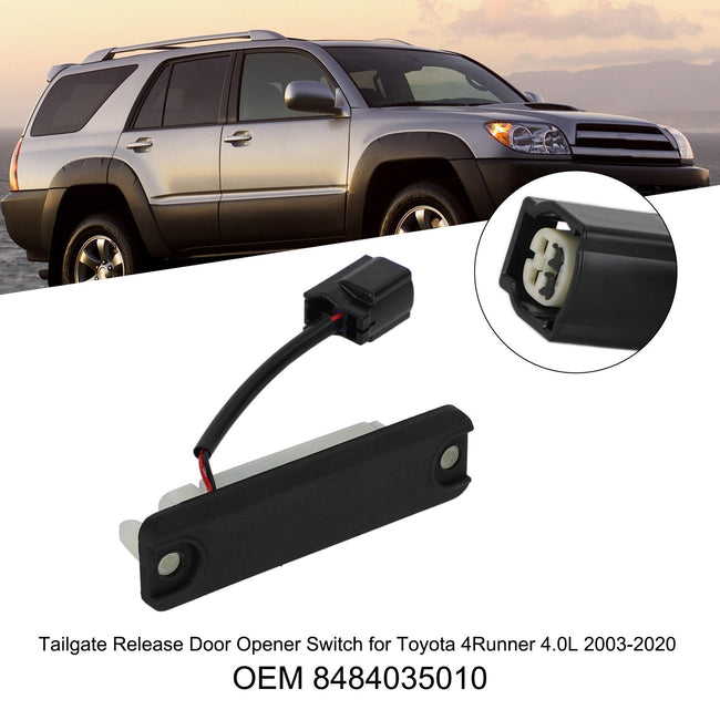 Tailgate Release Door Opener Switch for Toyota 4Runner 4.0L 2003-2020 8484035010
