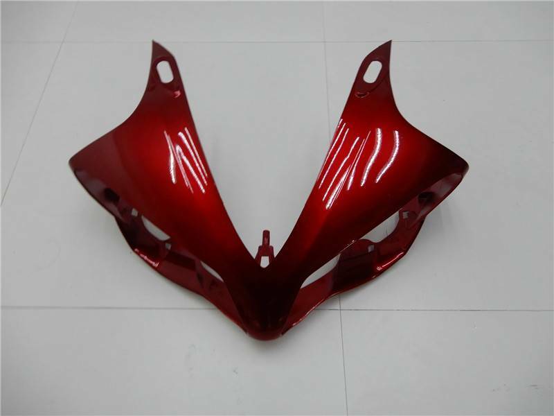 2007-2008 Yamaha YZF R1 Amotopart Fairing Black Red Fairing Kit