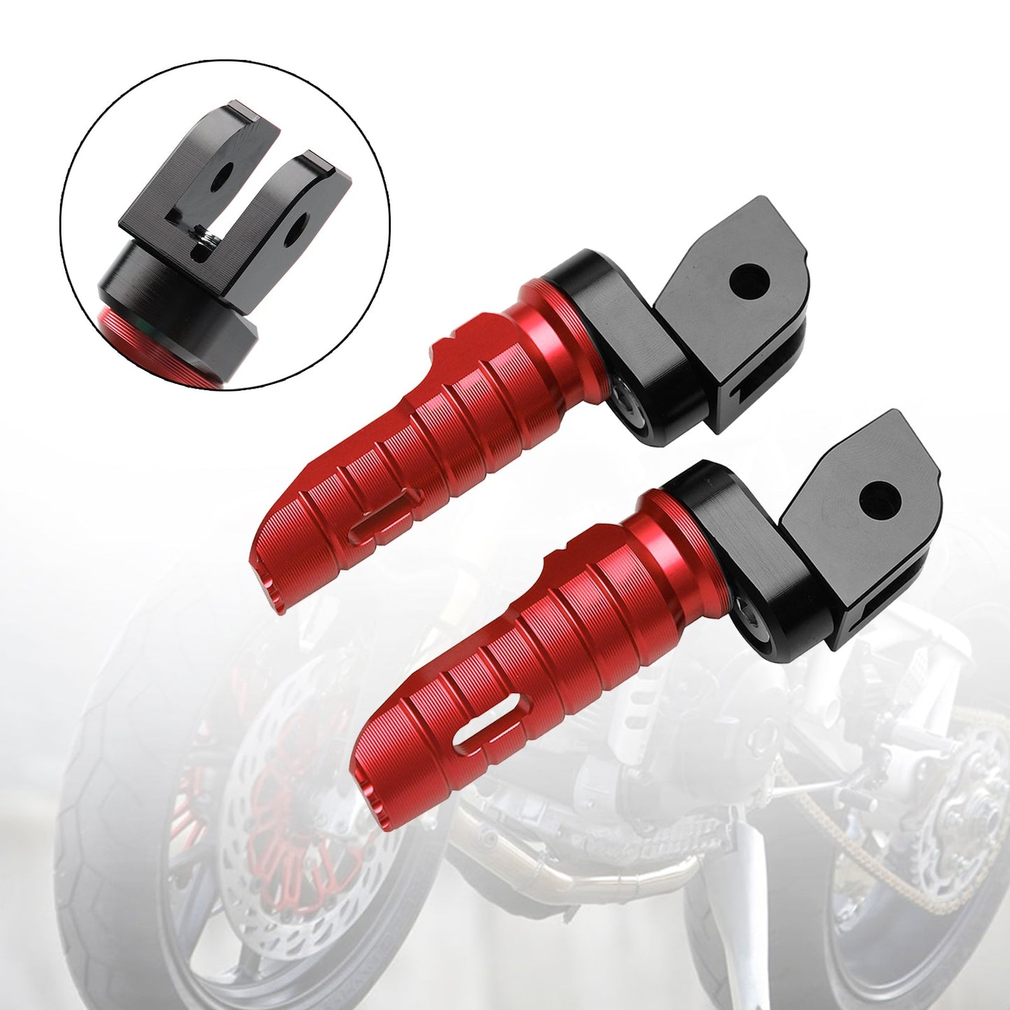 Front Footrests Foot Peg fit for DUCATI HYPERMOTARD 821/SP 950/SP MONSTER 821