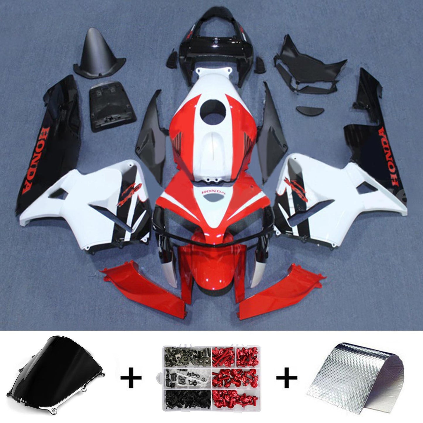 2005-2006 Honda CBR600RR F5 Injection Fairing Kit Bodywork Plastic ABS#233