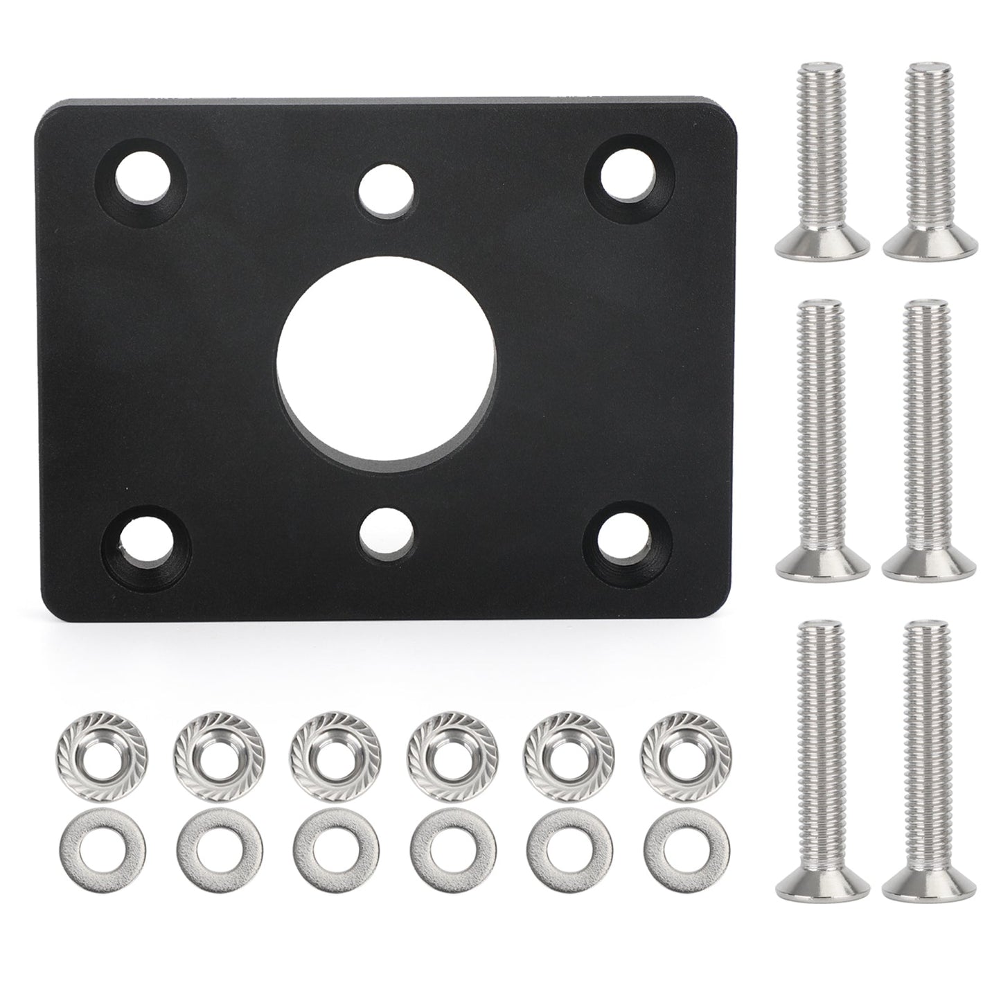 Black Brake Booster Eliminator Delete Adapter Plate For Honda Civic Integra