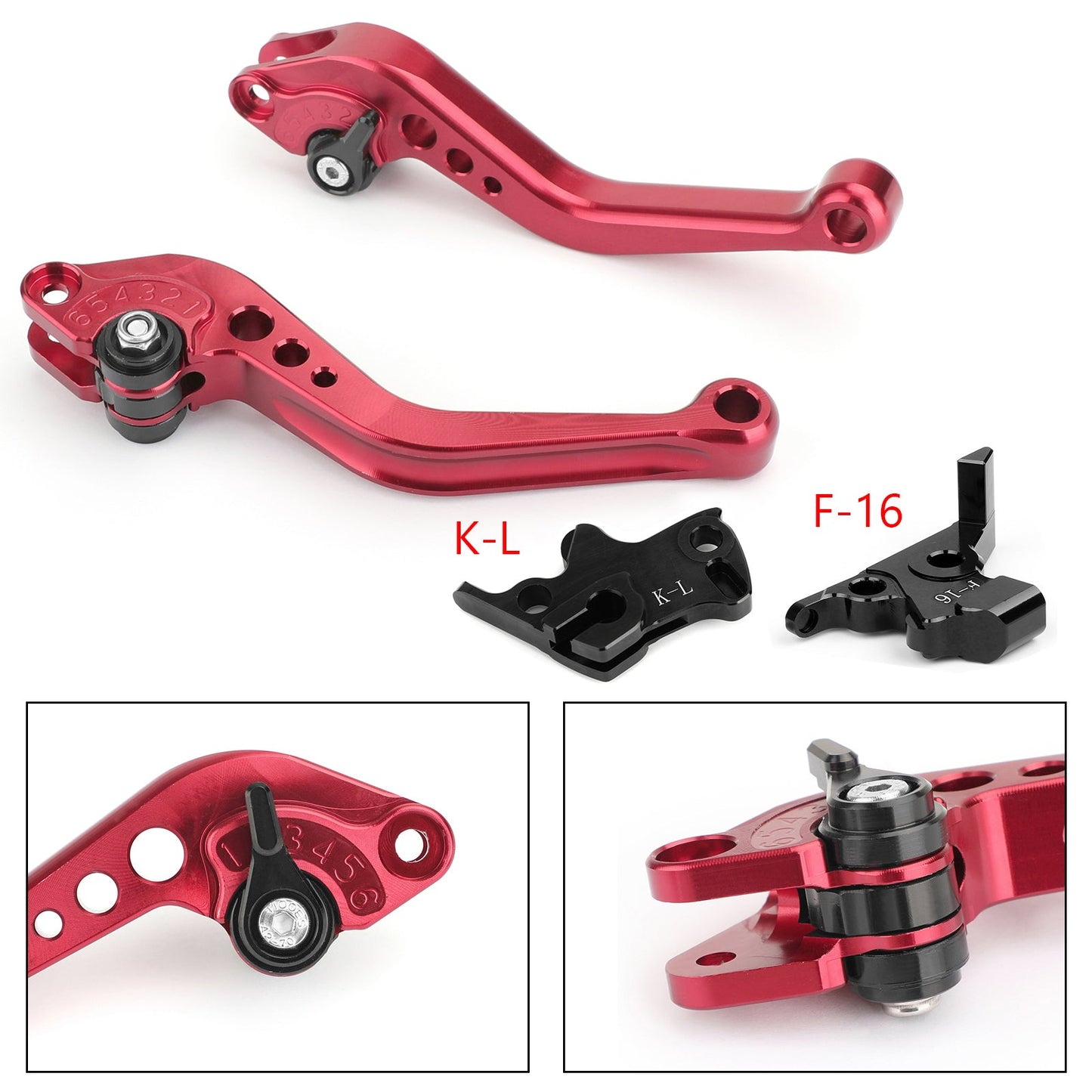 Short Clutch Brake Lever For KTM 390 2019 Silver Generic