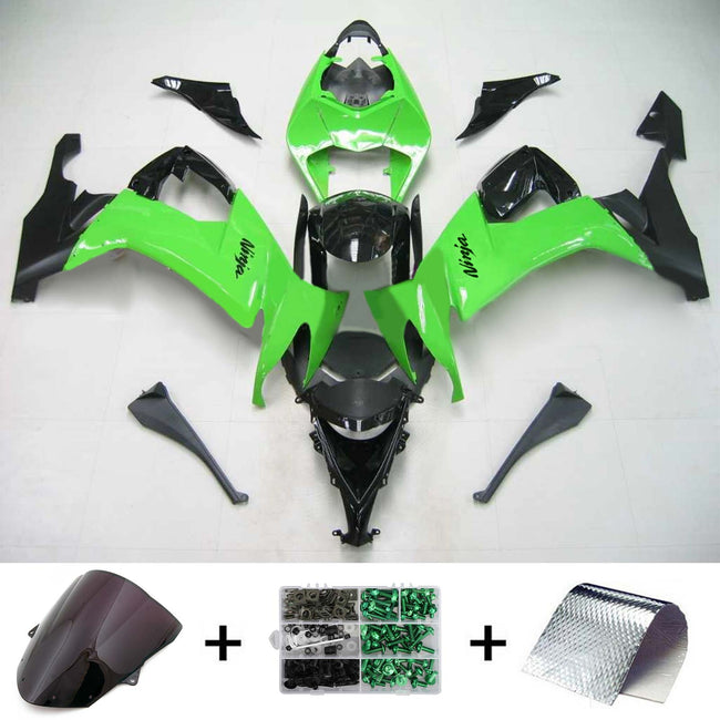 2008-2010 Kawasaki ZX10R Amotopart Injection Fairing Kit Bodywork Plastic ABS #112