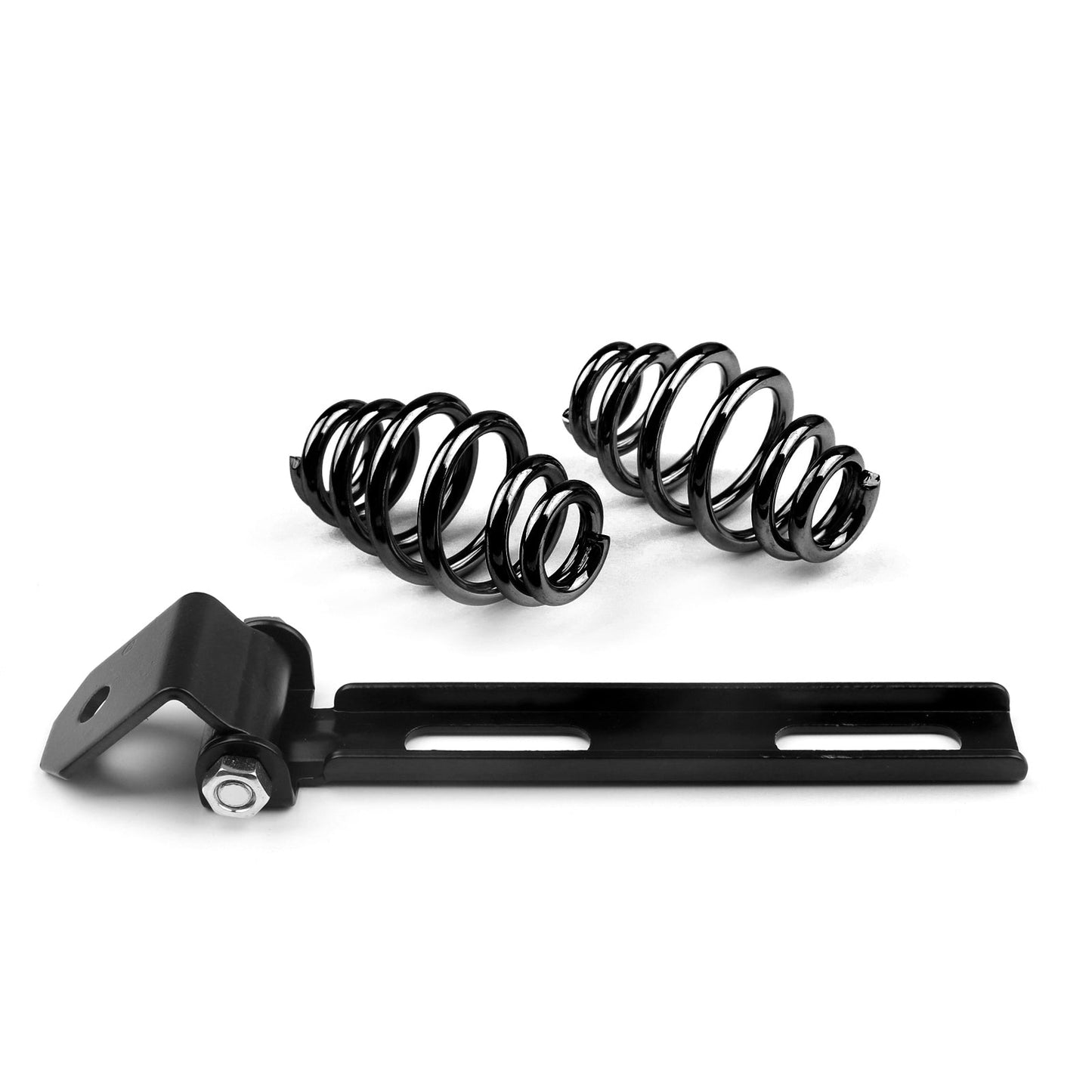 Solo Seat Mount Spring Custom Round Springs Mounting Black For Chopper Bobber