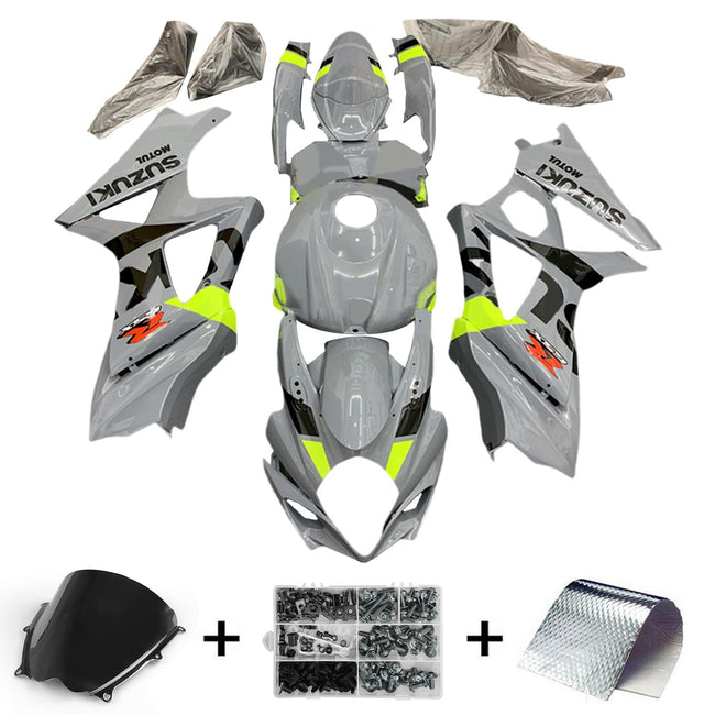 2007-2008 Suzuki GSXR1000 K7 Fairing Kit Bodywork Plastic ABS