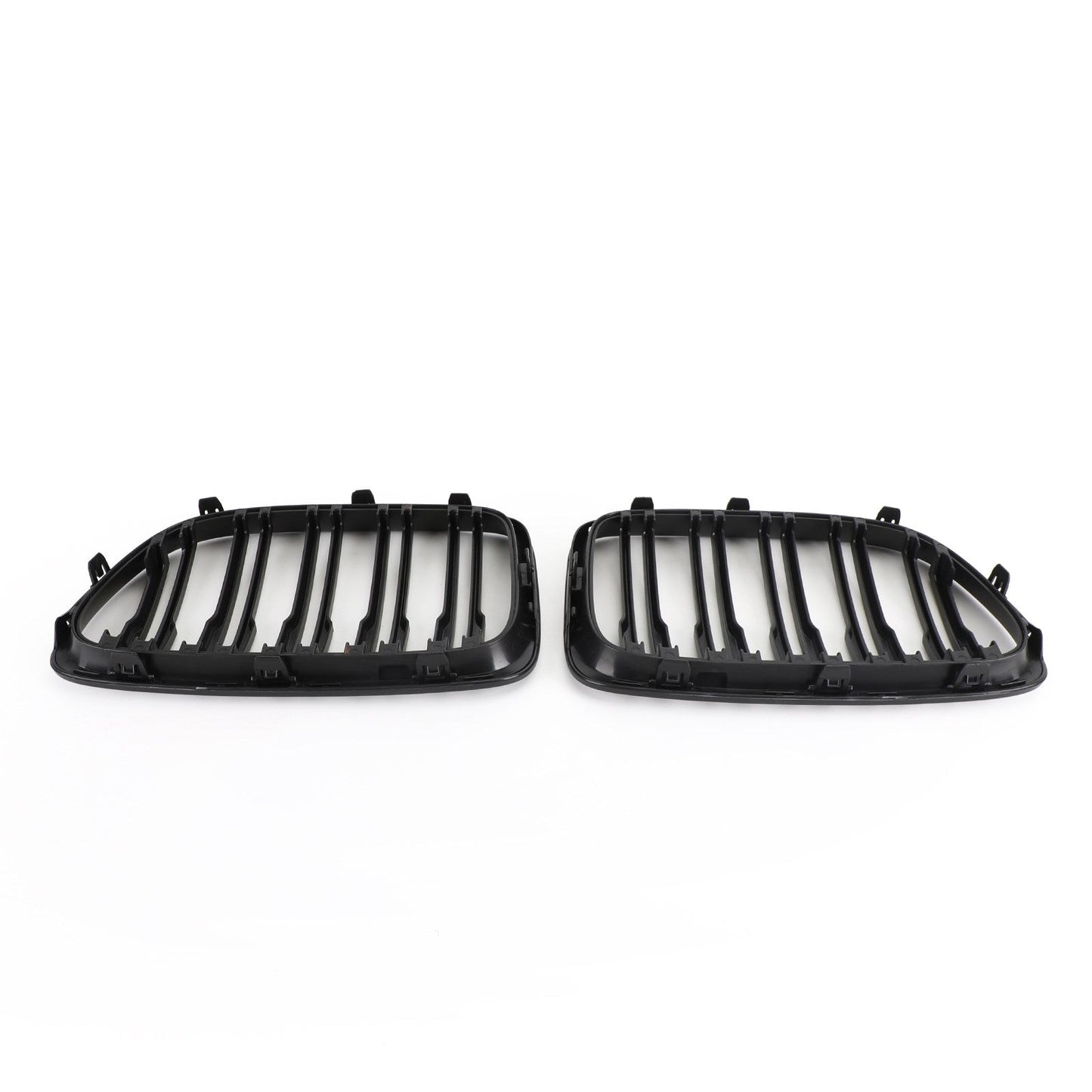 2009-2014 BMW X1 E84 SUV Matt Black Dual Slats Front Hood Kidney Grill Grille