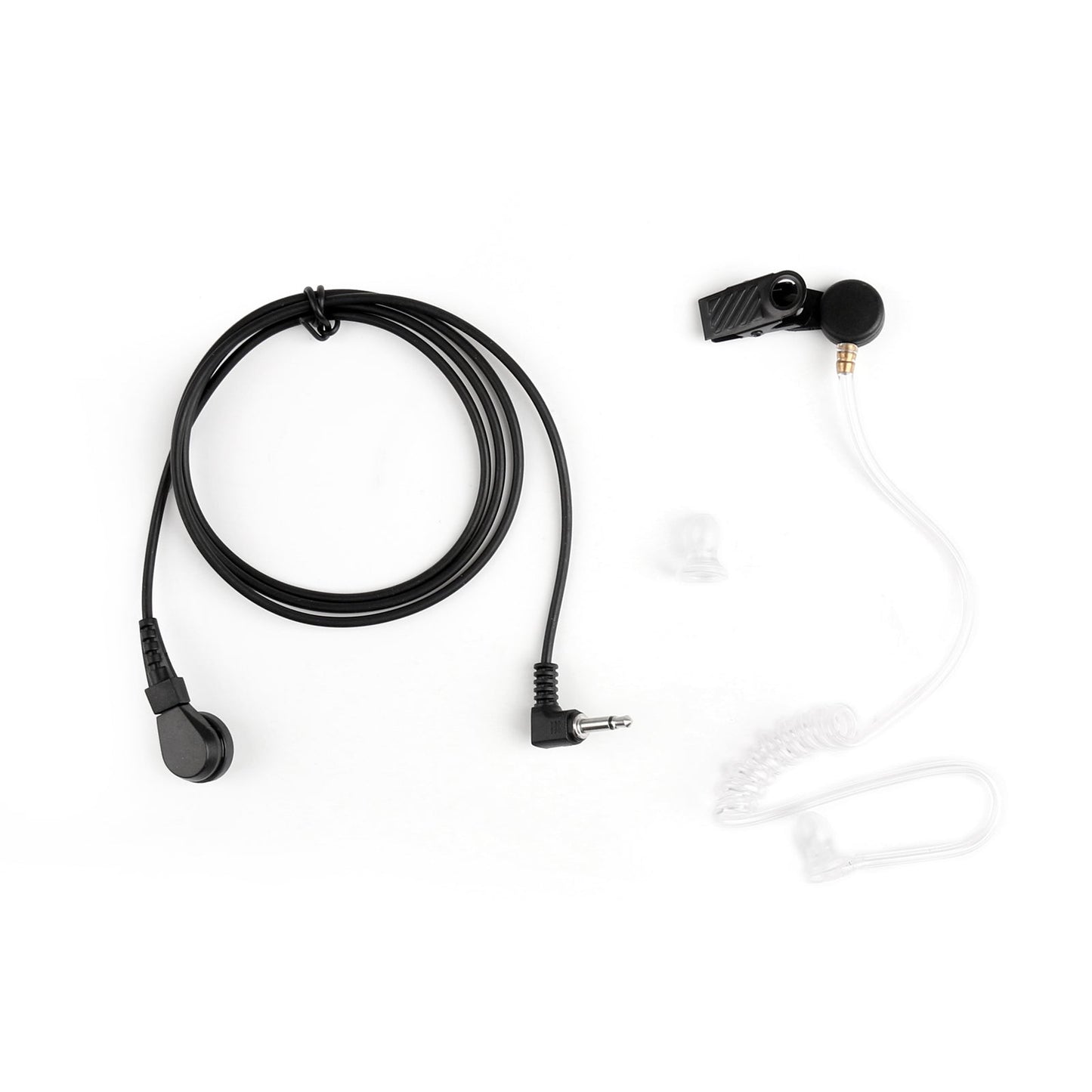 1Pcs 3.5mm Listen Only Security Covert Acoustic Tube Headset For MP3 MP4 Phone