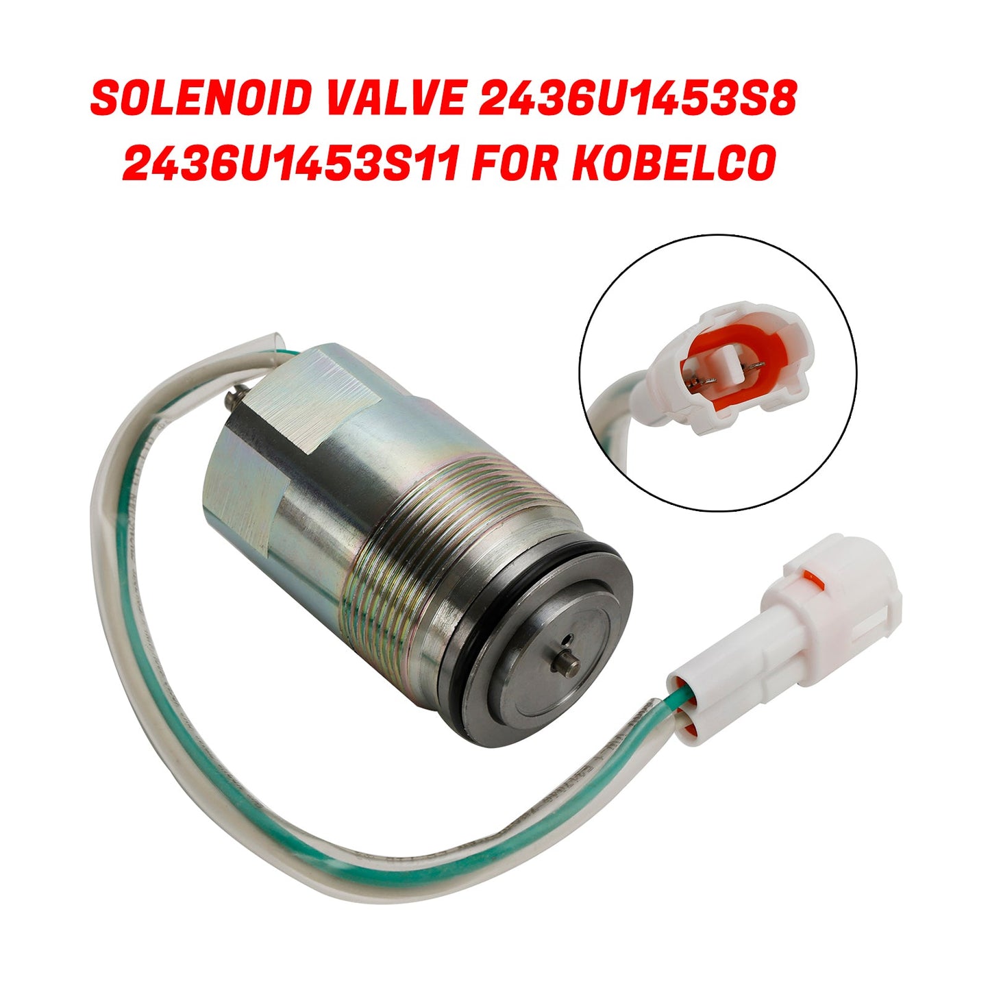 2436U1453S8 2436U1453S11 Solenoid Valve For Kobelco SK60-5 SK200-1 SK200-2