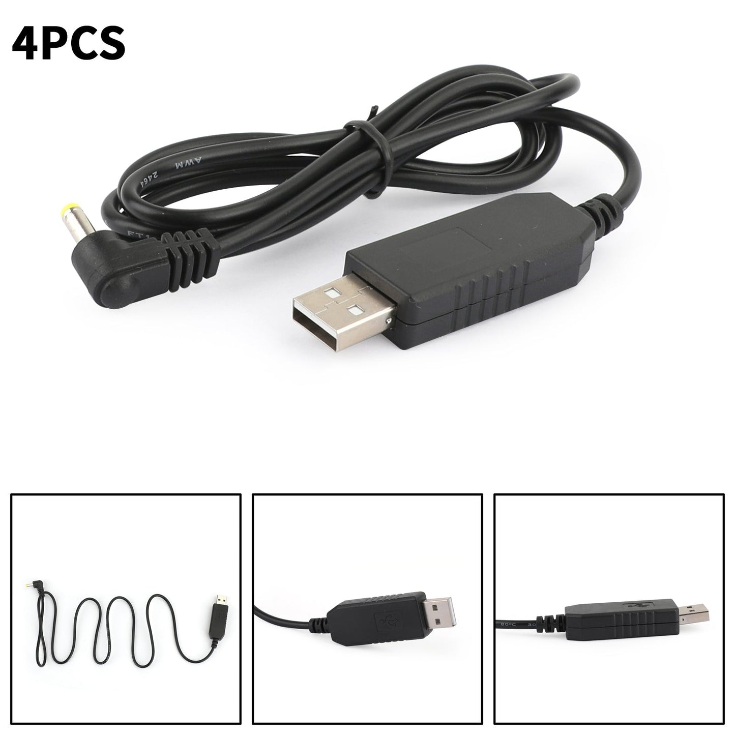 1PC USB Charger Cable Battery Charger Fit for BaoFeng UV5RE UV-5R