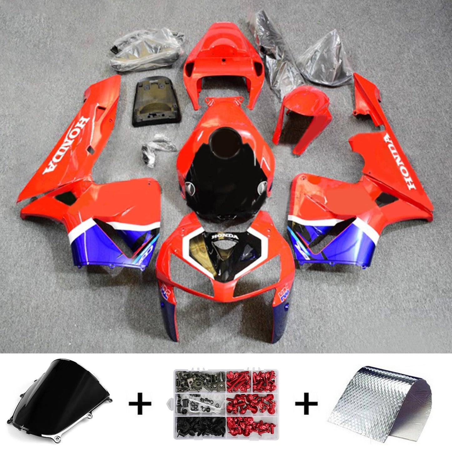 2005-2006 Honda CBR600RR F5 Injection Fairing Kit Bodywork Plastic ABS#237