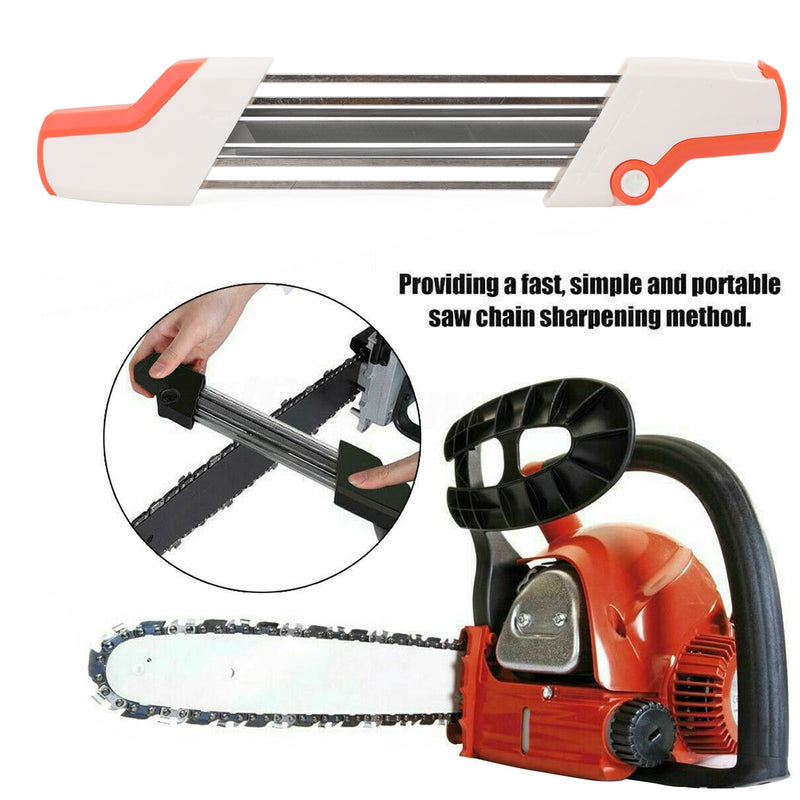 4-5.5mm 2 IN 1 Easy Chainsaw File Chain Sharpener Kits For Stihl