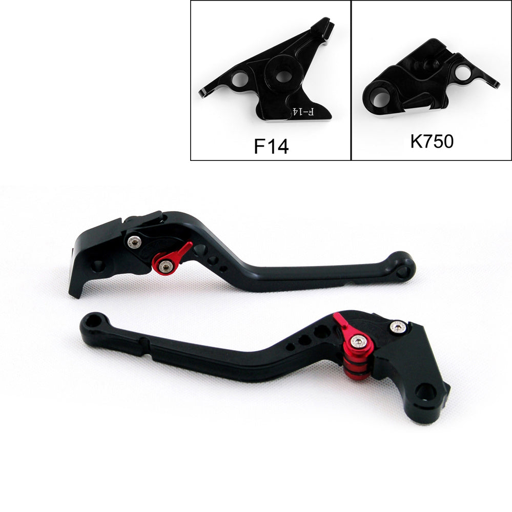 Brake Clutch Levers For Kawasaki ZX-6/ZZR600 ZX9R ZXR400 ZZR Z750S ER-5 ZR Black