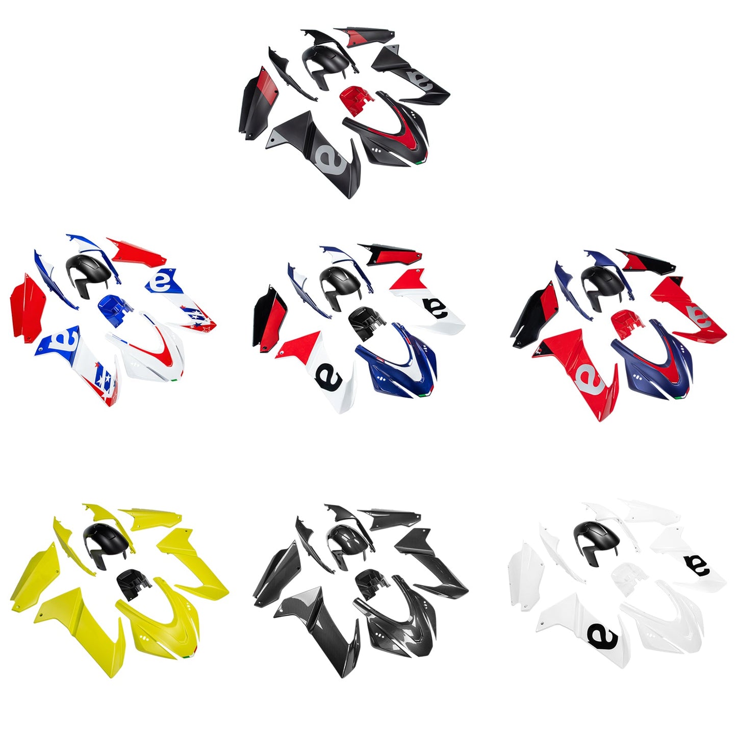 Aprilia RS 660 2020-2022 Injection ABS Plastic Bodywork Fairing Kit