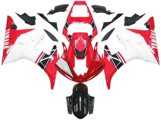 2003-2004/2006-2009 Yamaha YZF 600 R6S Amotopart Injection Fairing Kit Bodywork Plastic ABS #8