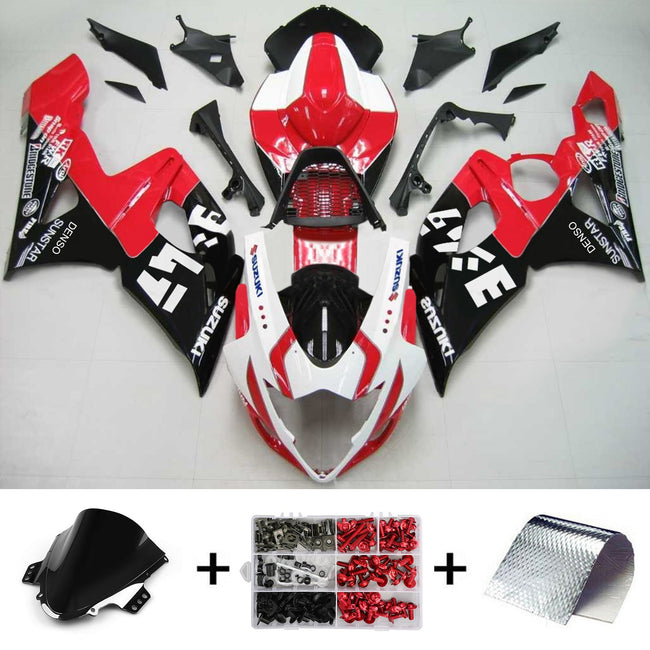 2005-2006 Suzuki GSXR1000 K5 Amotopart Injection Fairing Kit Bodywork Plastic ABS #148